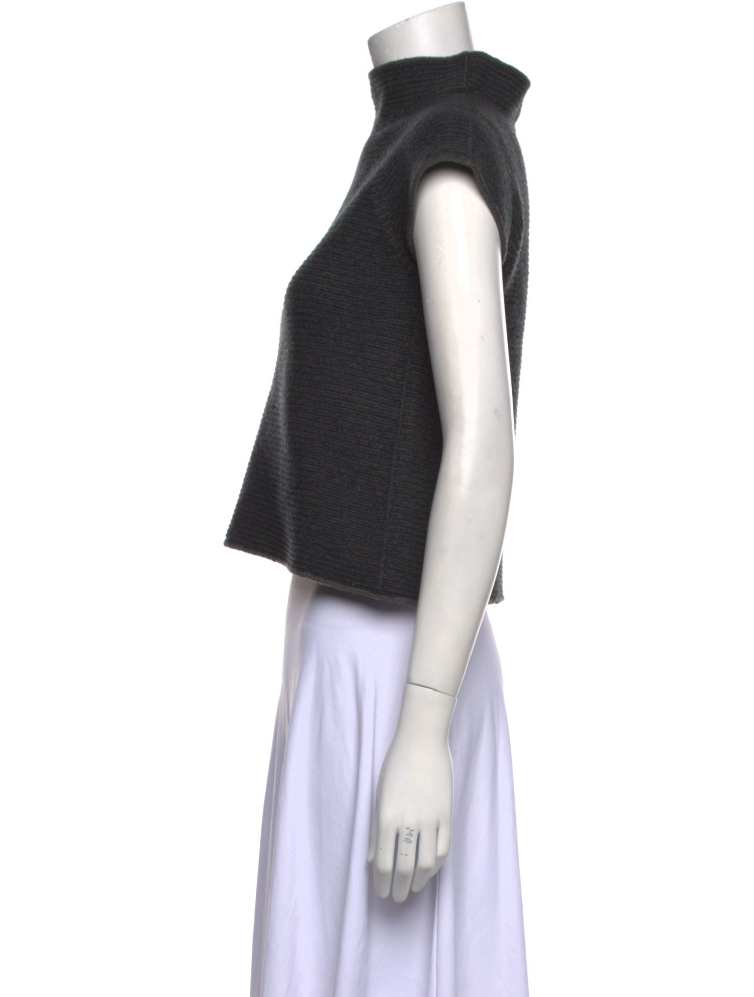 Armani Collezioni Cashmere Mock Neck Sweater