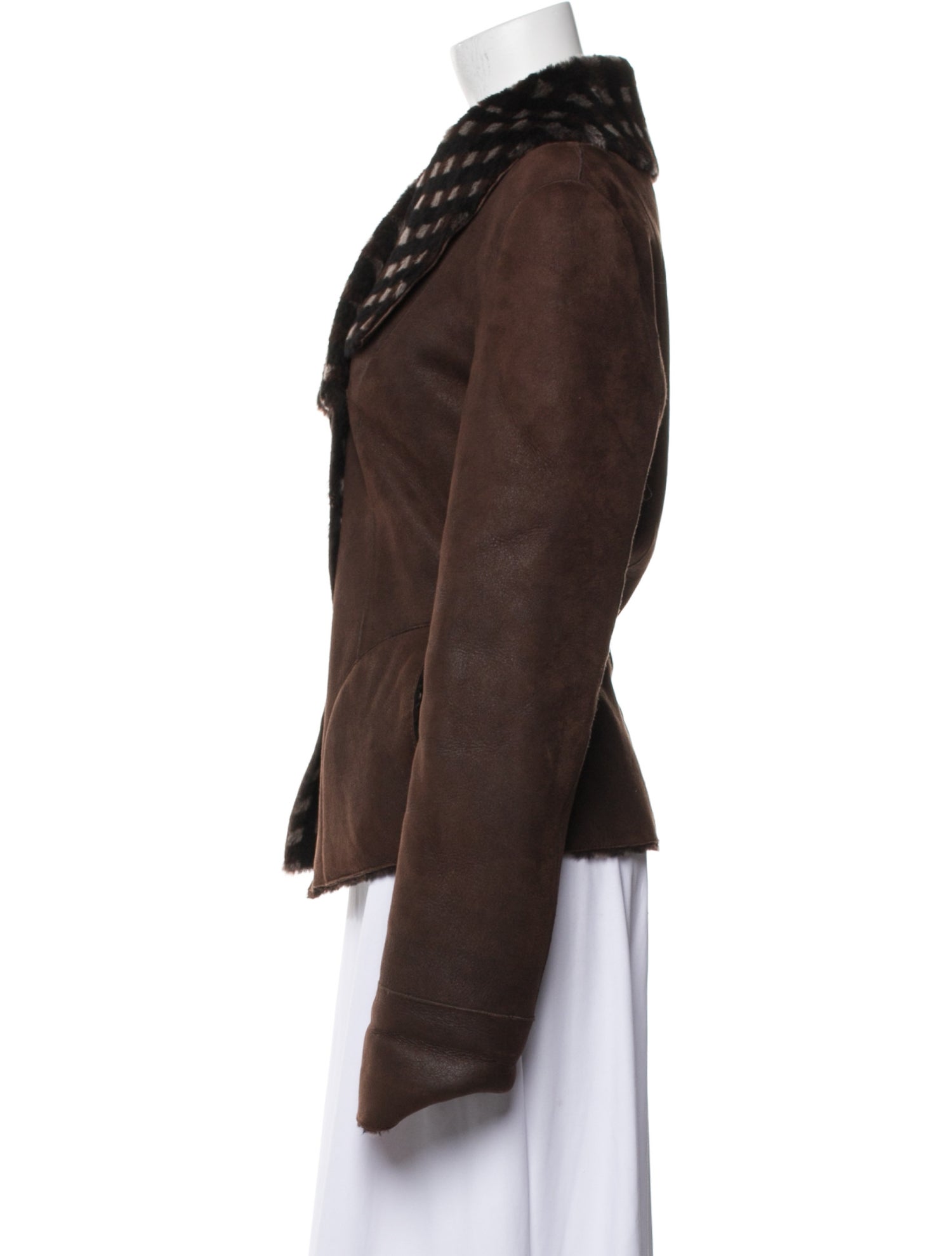 Armani Collezioni Suede Biker Jacket