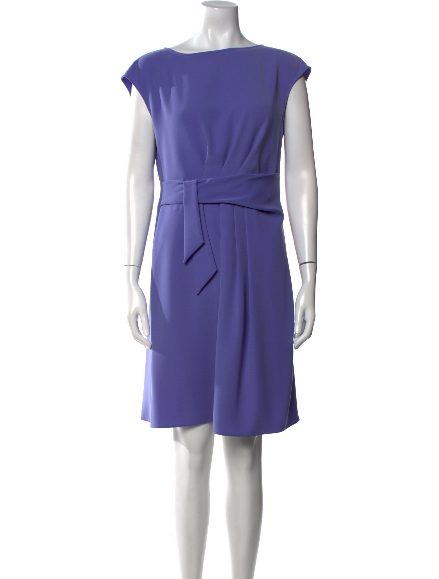 Armani Collezioni Bateau Neckline Mini Dress