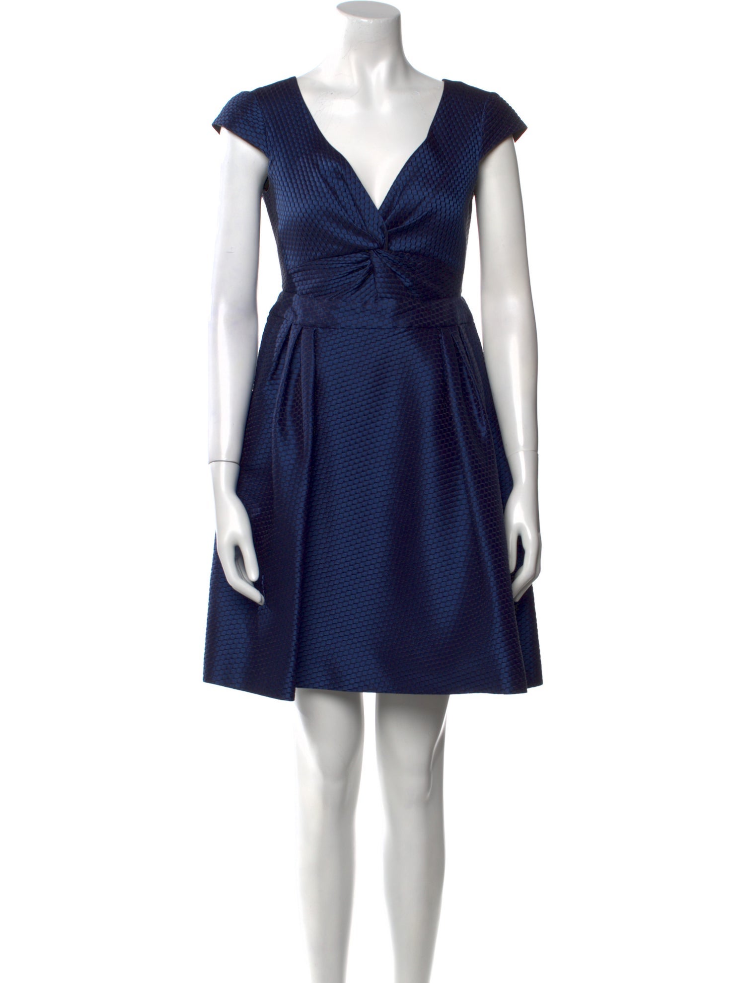 Armani Collezioni V-Neck Mini Dress