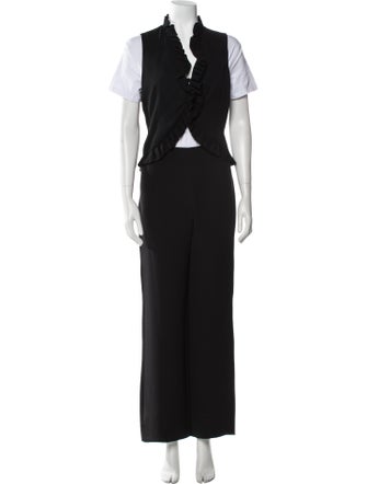 Armani Collezioni Wool Pant Set