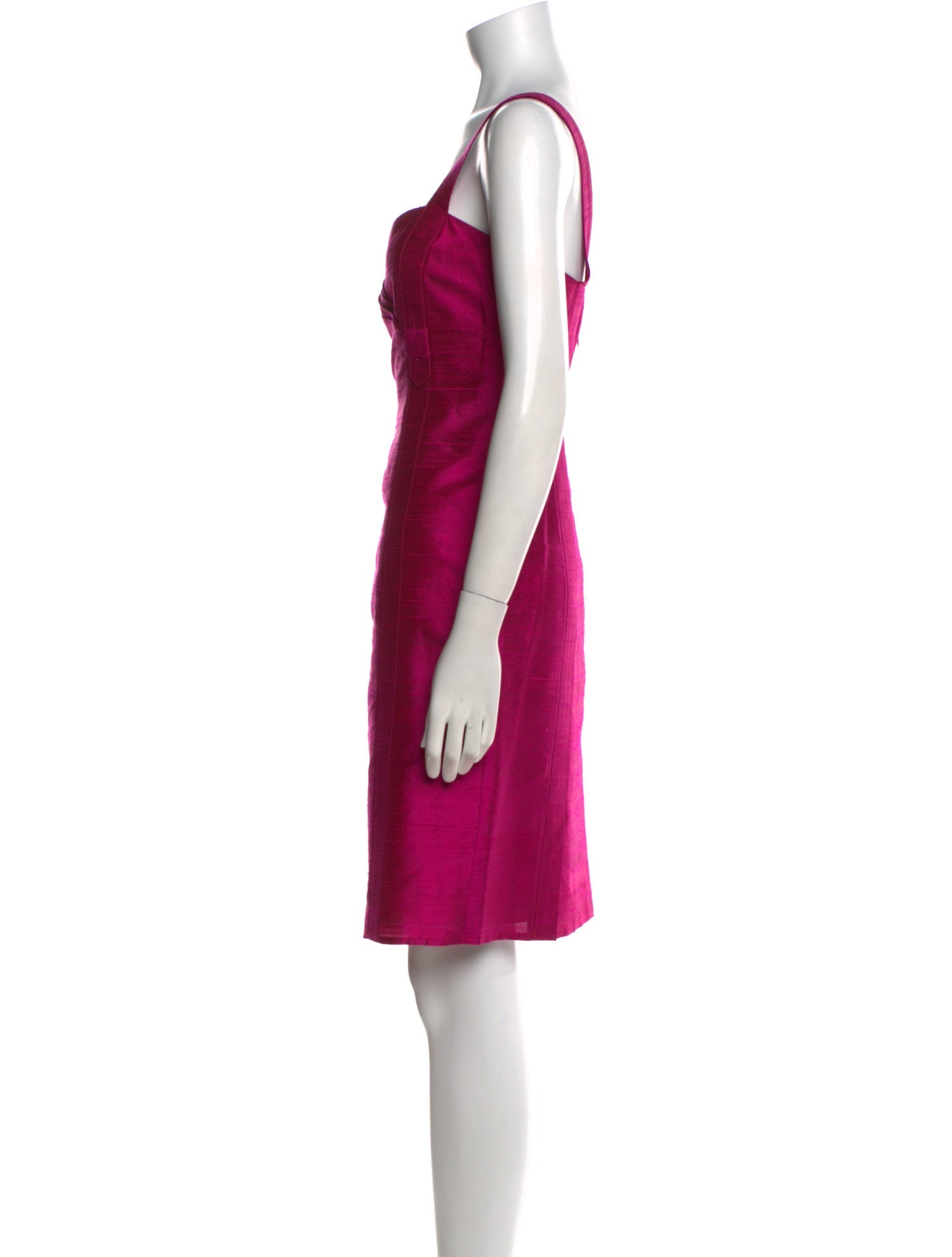 Armani Collezioni Silk Knee-Length Dress