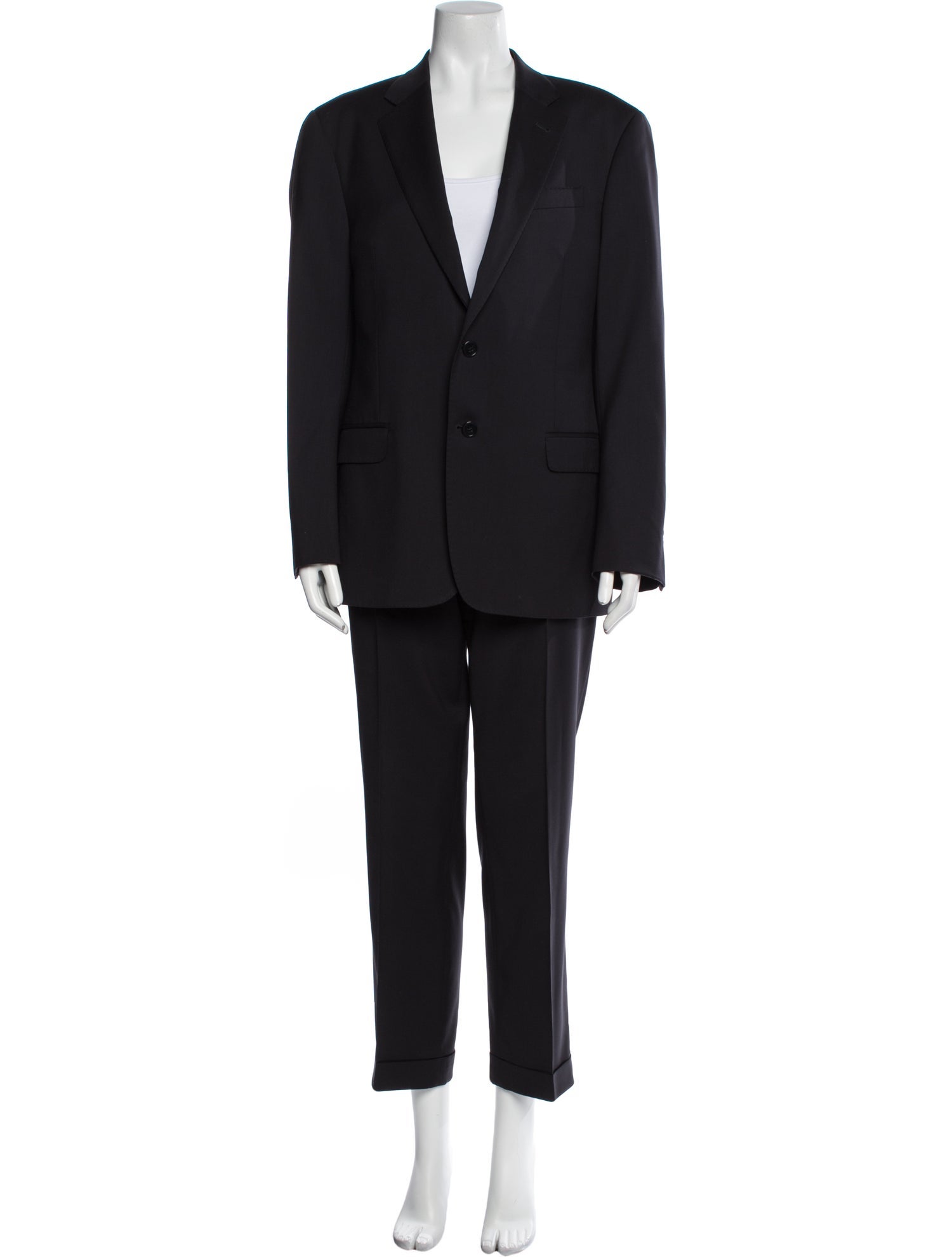 Armani Collezioni Virgin Wool Pantsuit