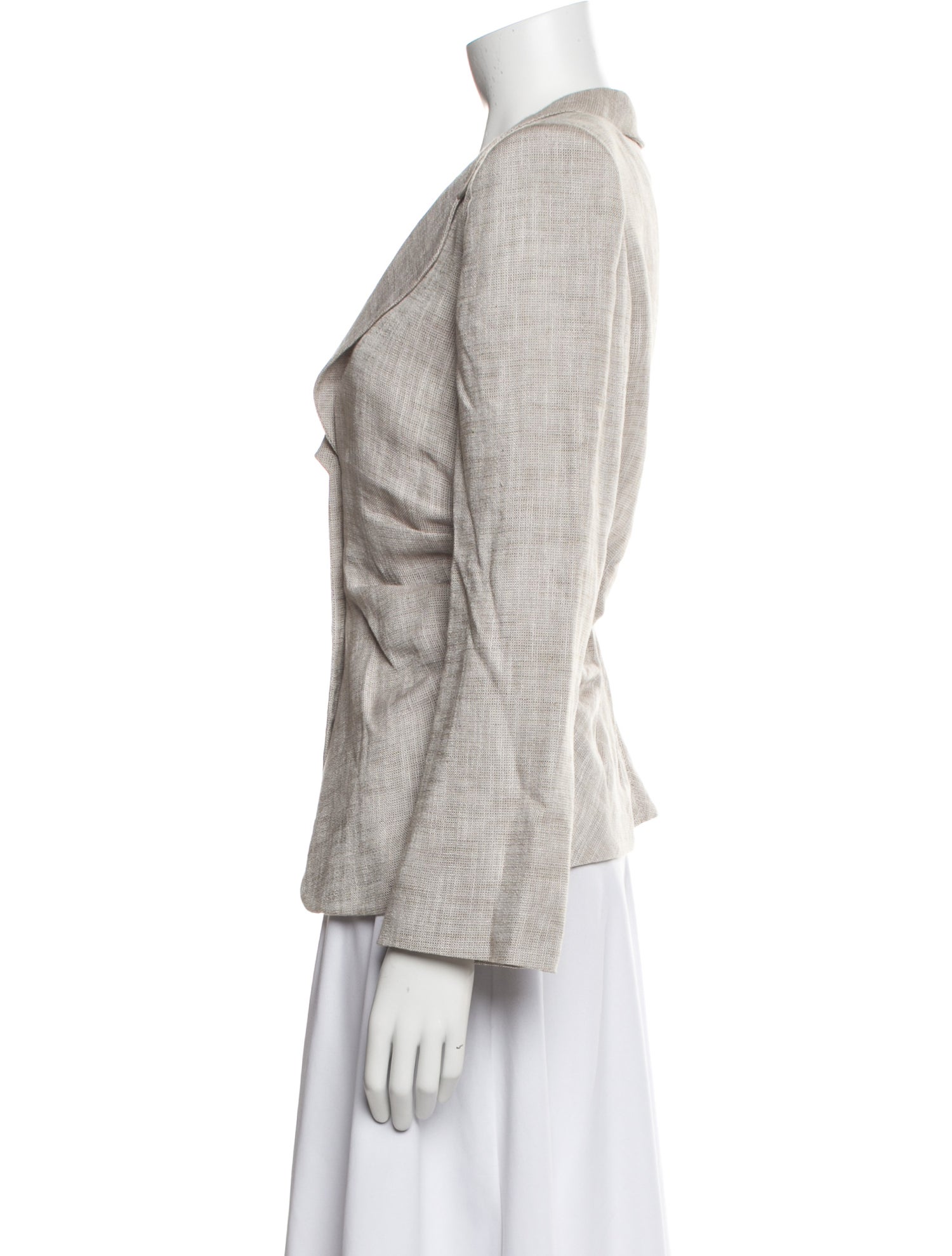 Armani Collezioni Linen Printed Blazer