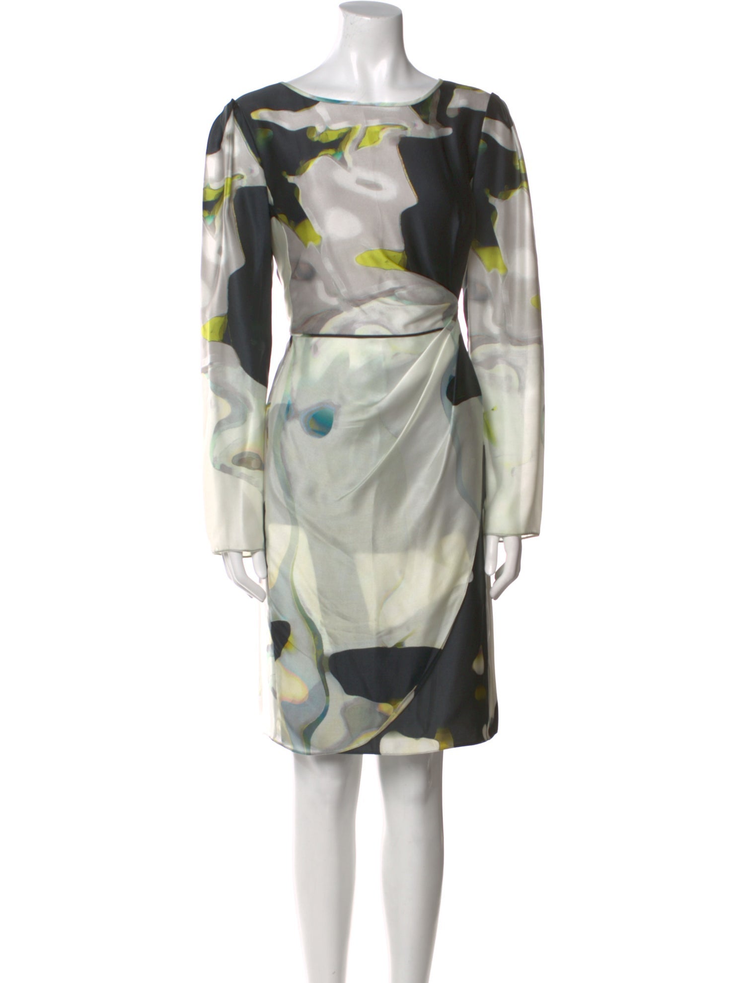 Armani Collezioni Silk Knee-Length Dress w/ Tags