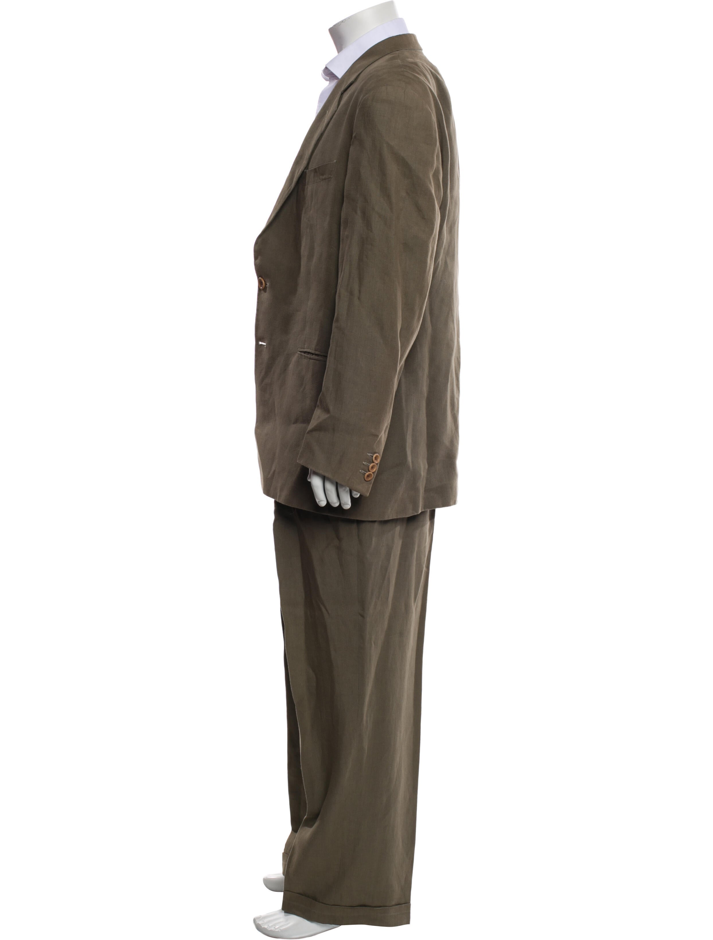 Armani Collezioni Linen Two-Piece Blazer