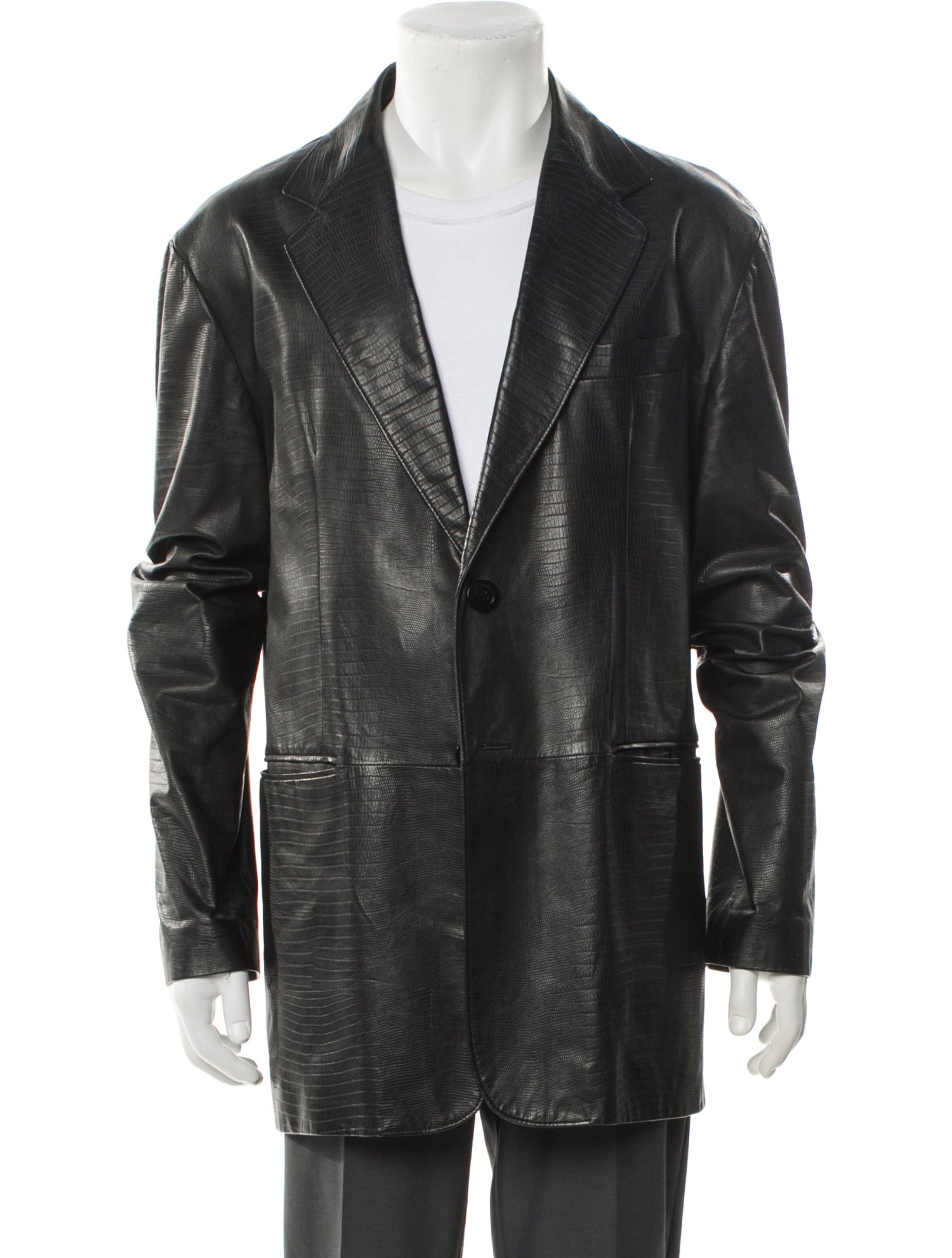 Armani Collezioni Lambskin Blazer