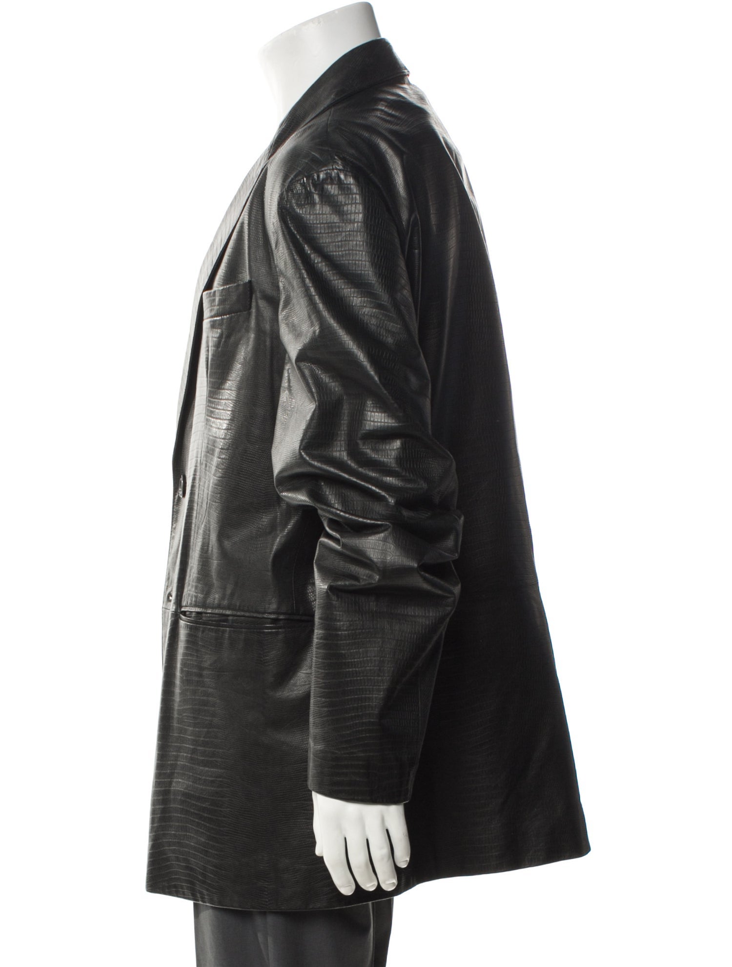 Armani Collezioni Lambskin Blazer