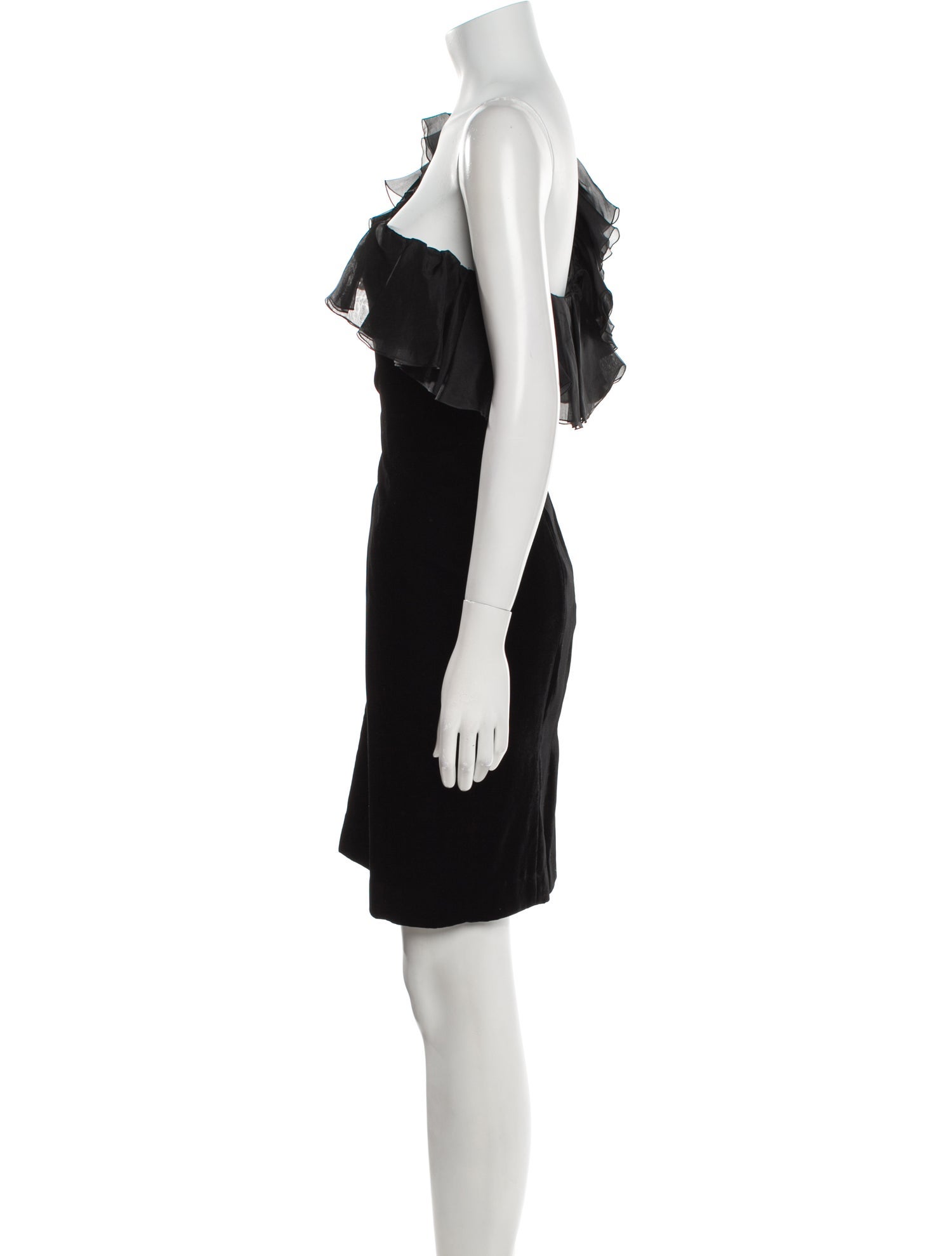 Armani Collezioni One-Shoulder Mini Dress