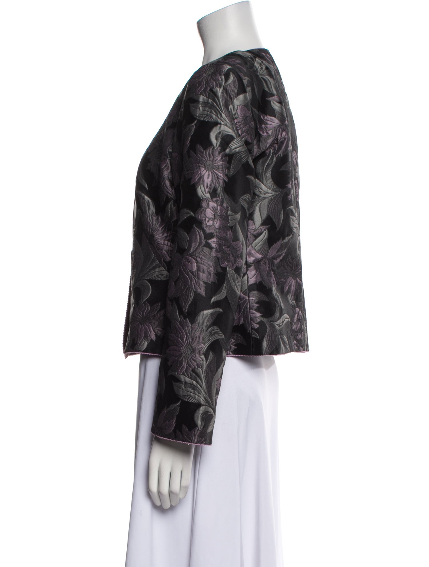 Armani Collezioni Floral Print Evening Jacket