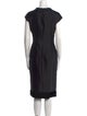 Armani Collezioni Cowl Neck Midi Length Dress