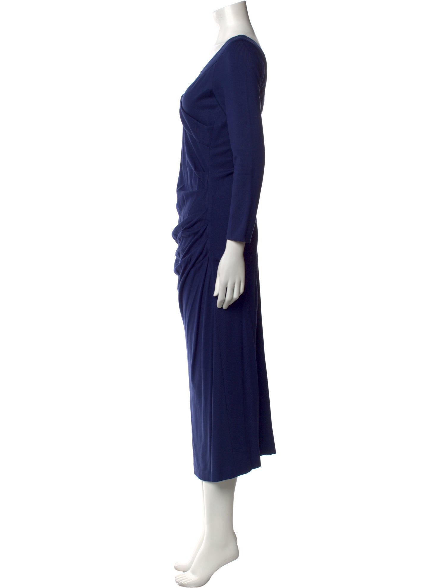 Armani Collezioni V-Neck Long Dress