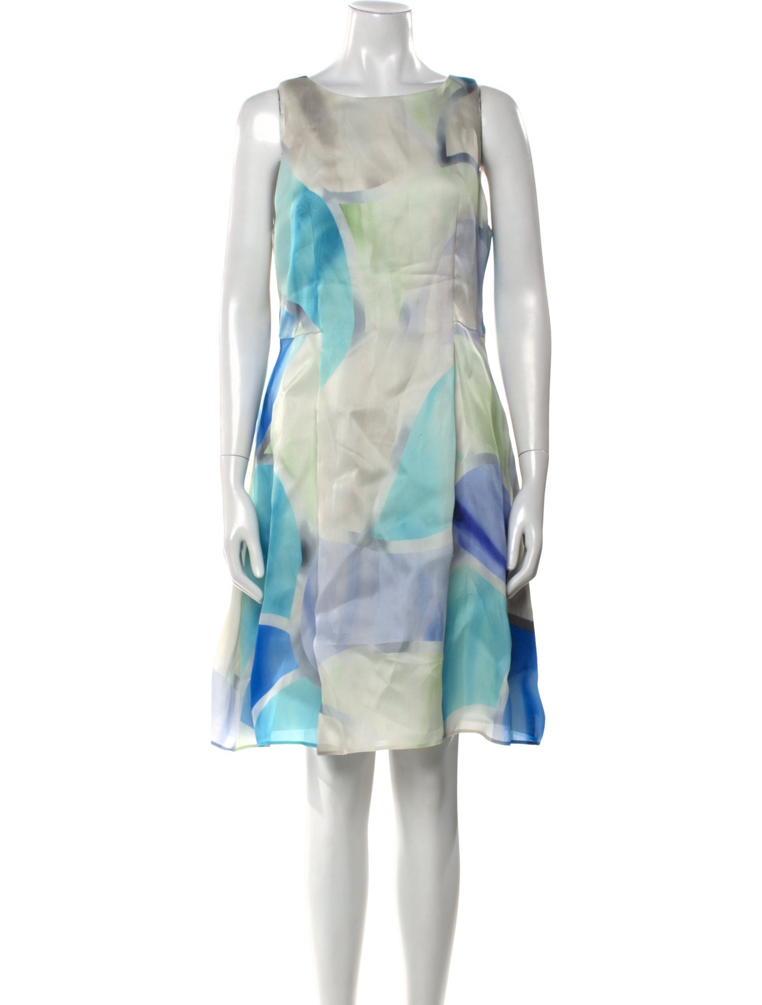 Armani Collezioni Silk Knee-Length Dress