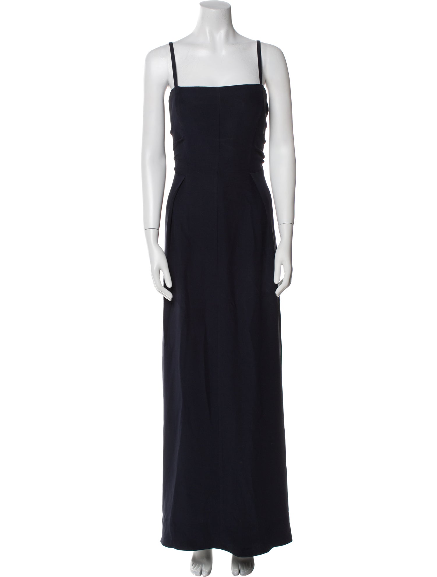 Armani Collezioni Square Neckline Long Dress