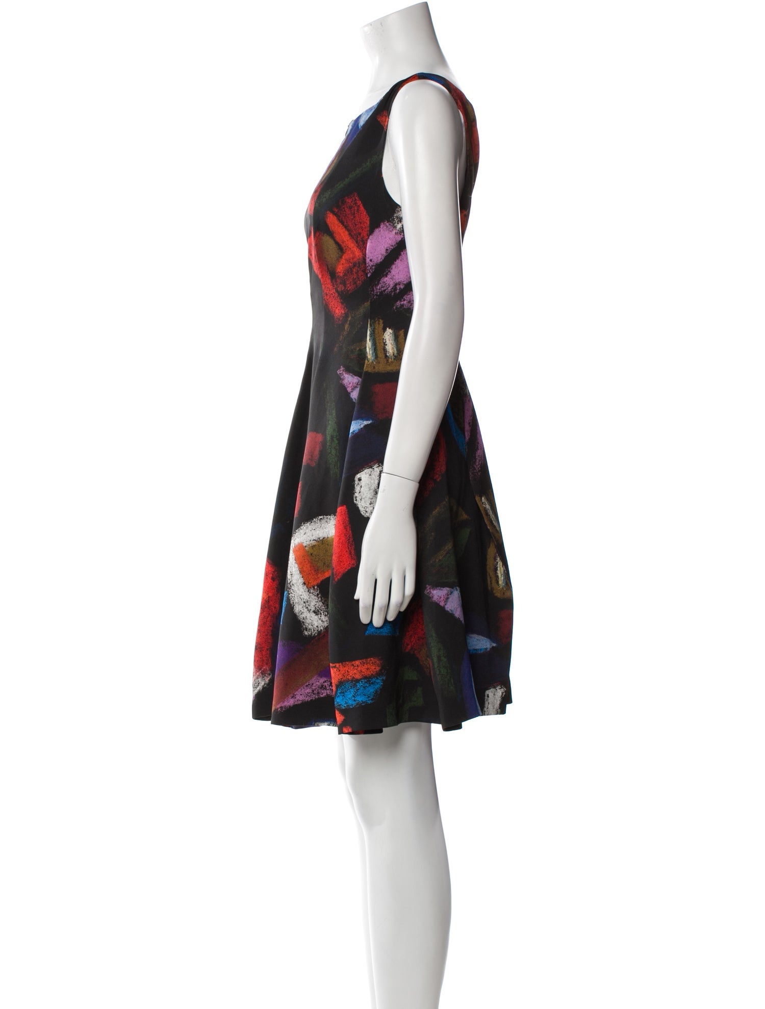 Armani Collezioni Printed Knee-Length Dress
