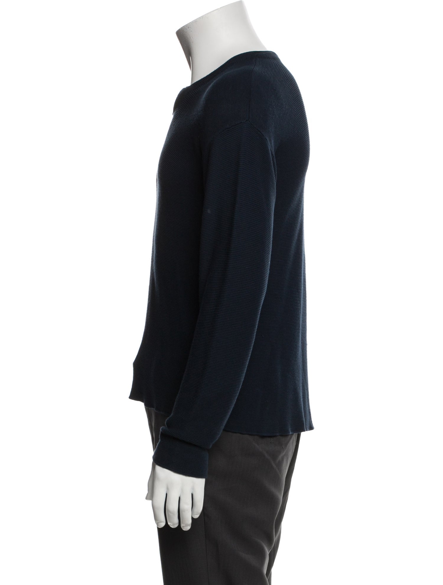 Armani Collezioni Crew Neck Long Sleeve Polo Sweater
