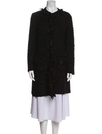 Armani Collezioni Nylon Tweed Pattern Jacket