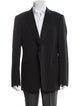Armani Collezioni Wool Striped Coat