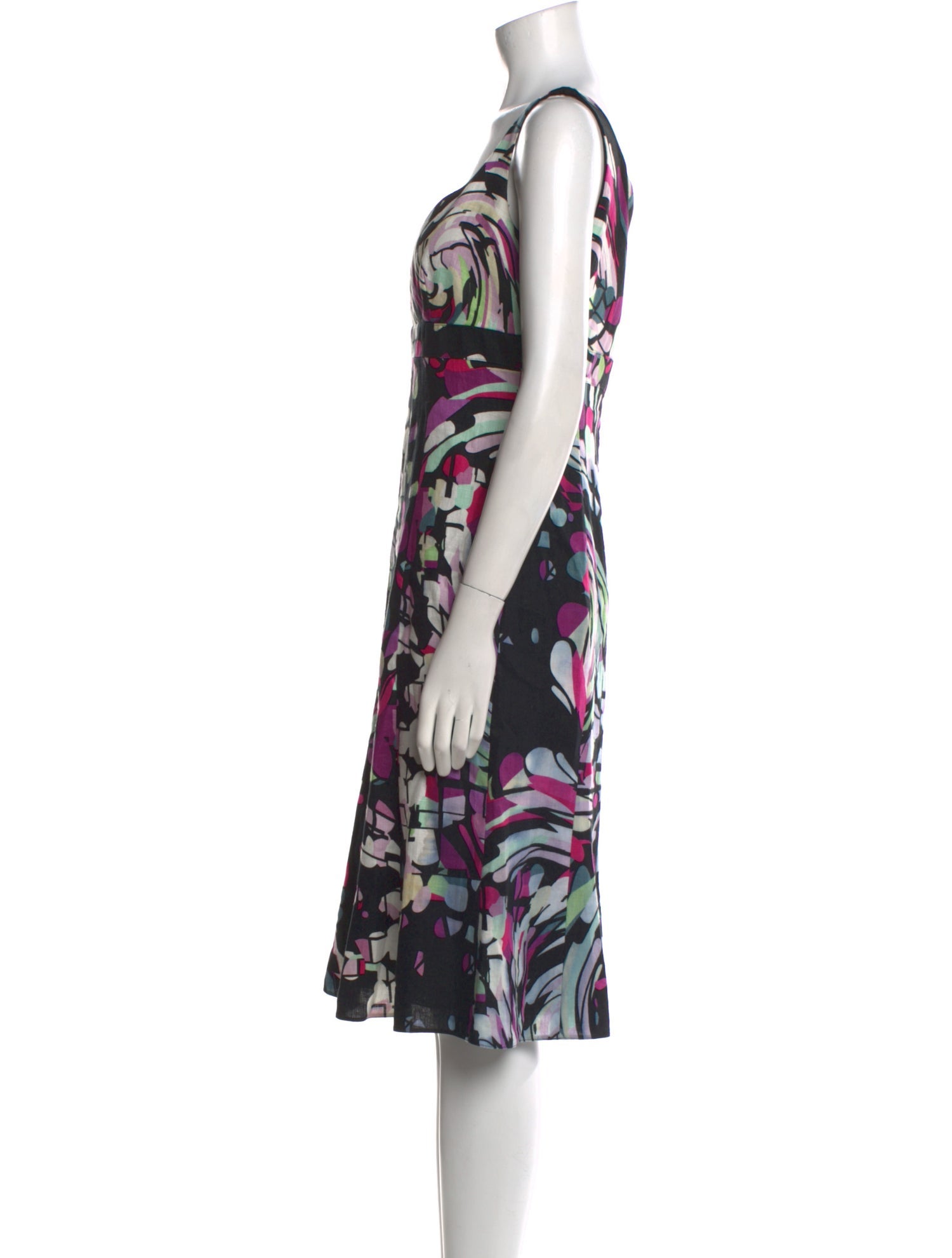Armani Collezioni Printed Midi Length Dress
