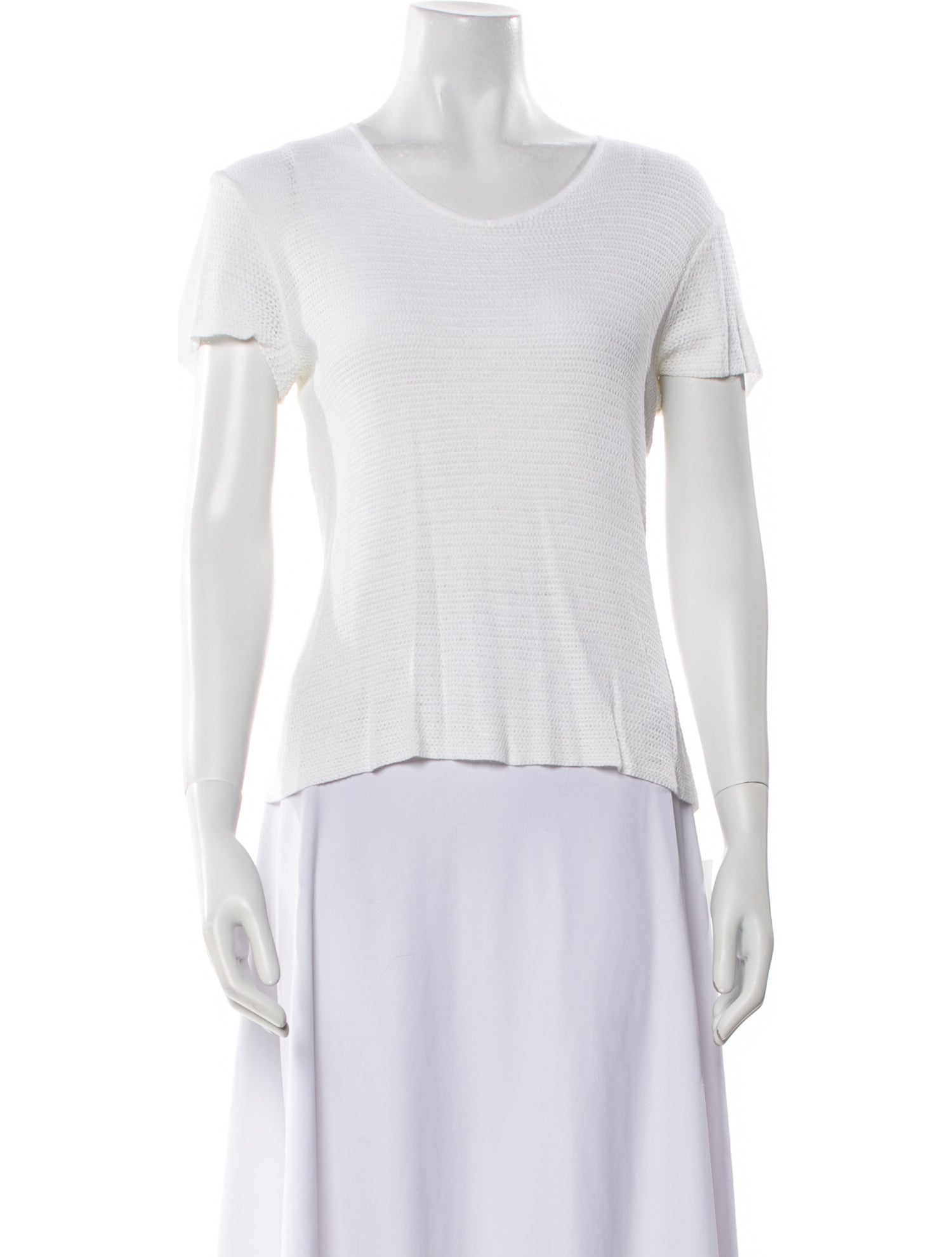 Armani Collezioni Scoop Neck Short Sleeve T-Shirt