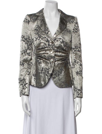 Armani Collezioni Floral Print Evening Jacket
