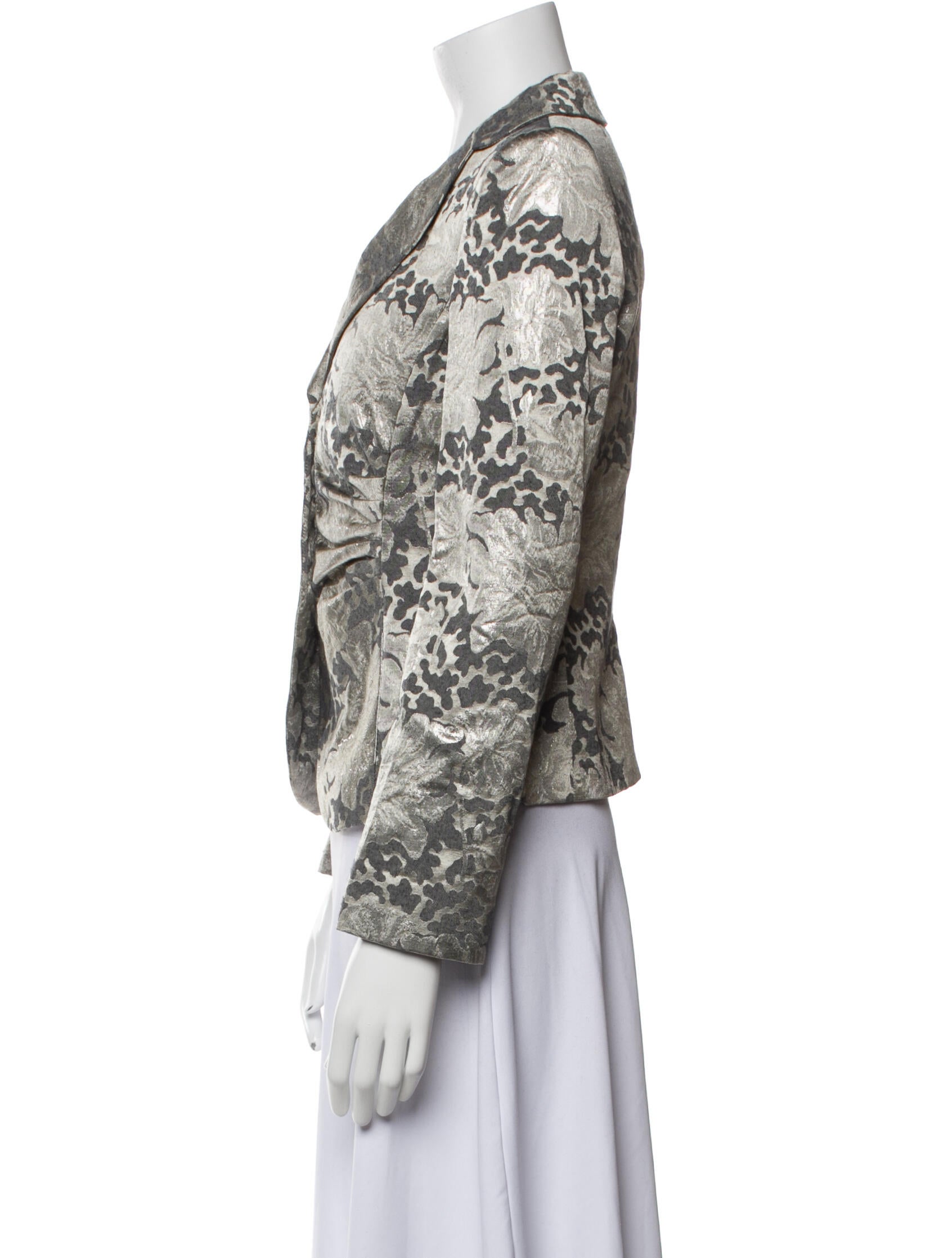 Armani Collezioni Floral Print Evening Jacket