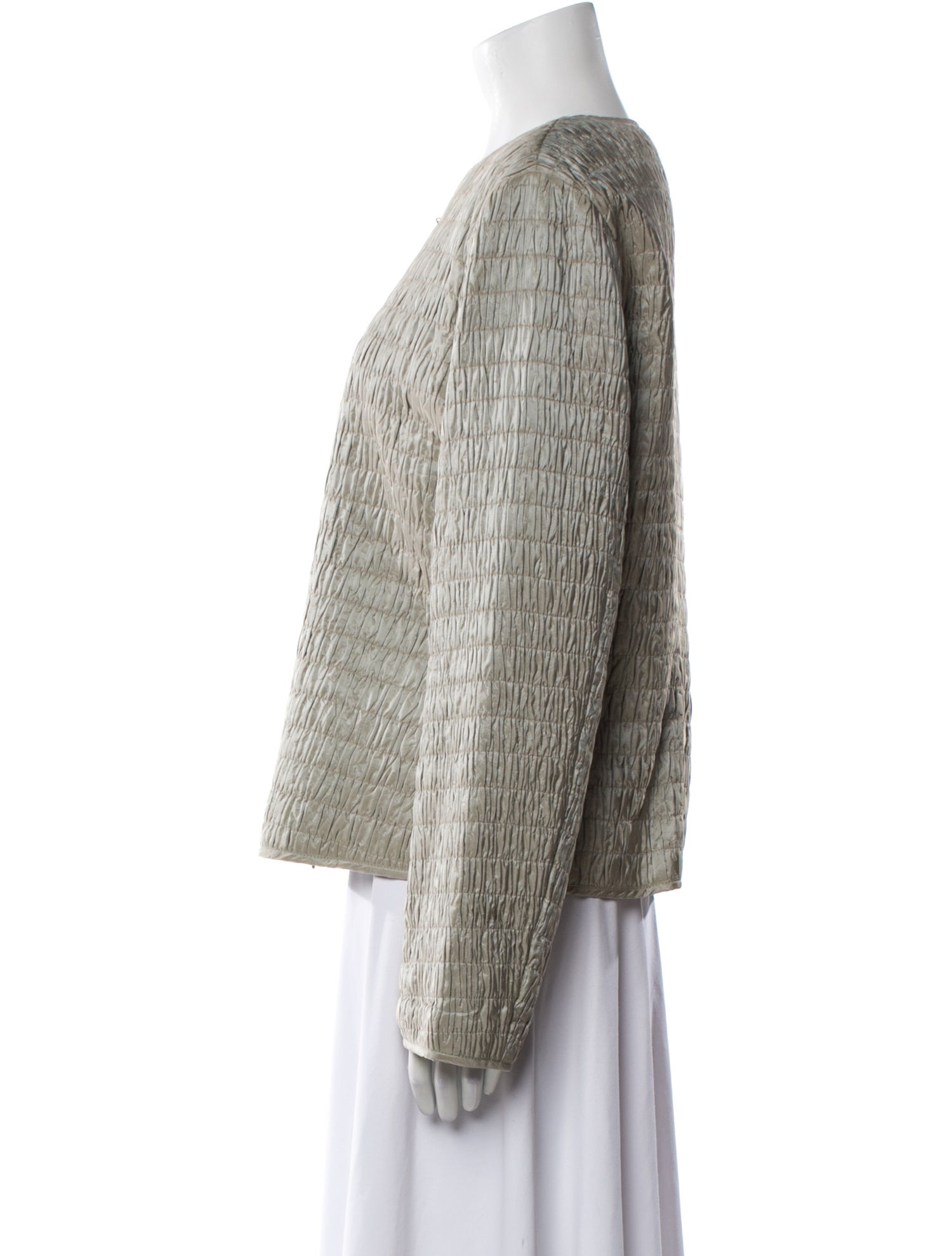 Armani Collezioni Tweed Pattern Evening Jacket