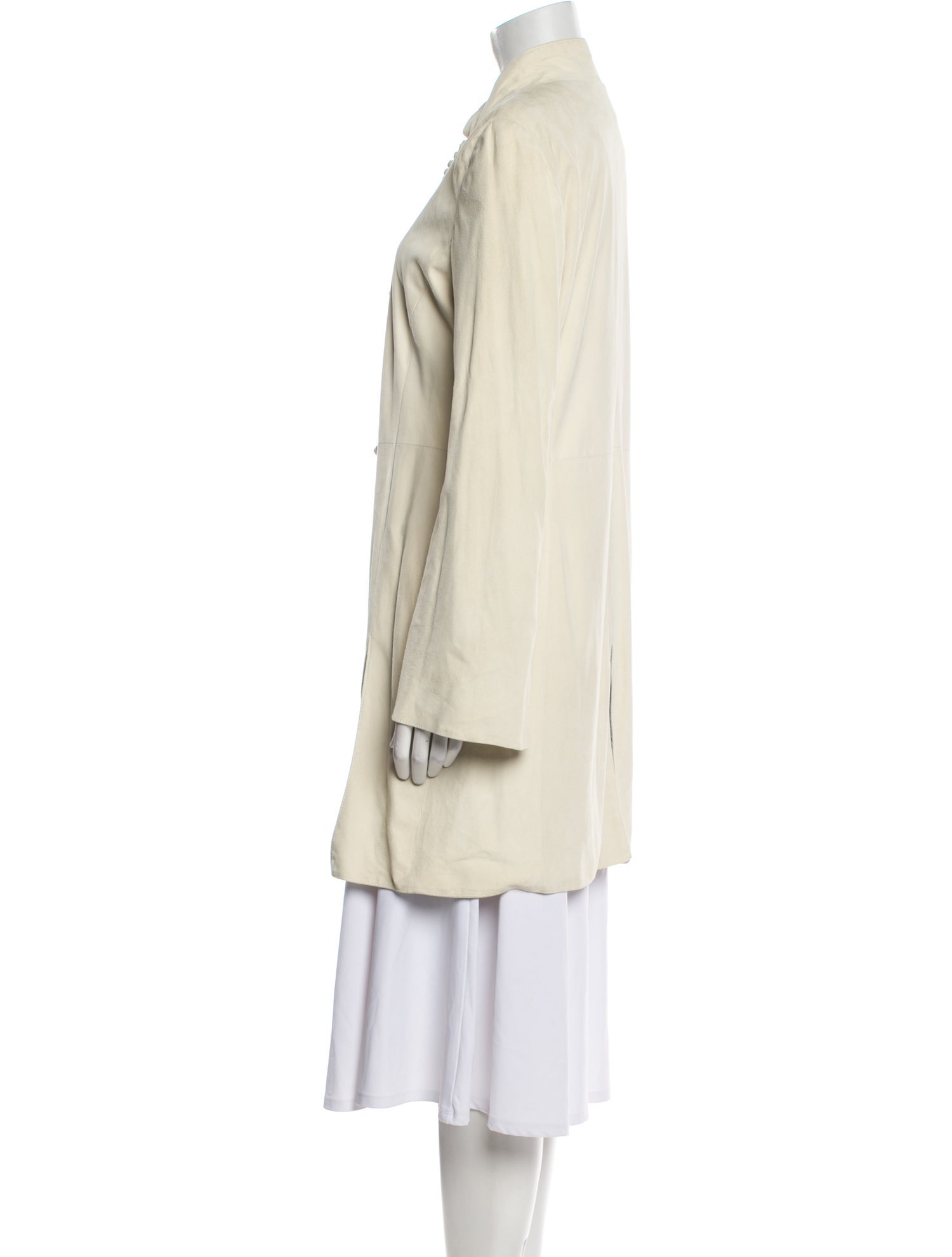 Armani Collezioni Leather Coat