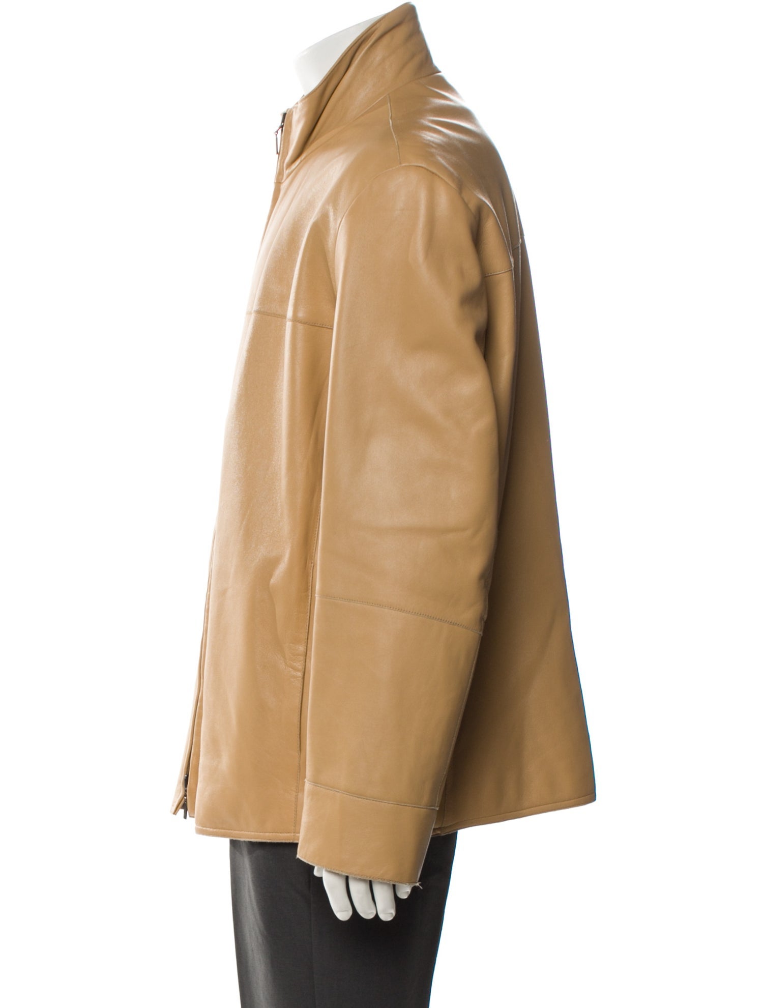 Armani Collezioni 2000's Lambskin Windbreaker