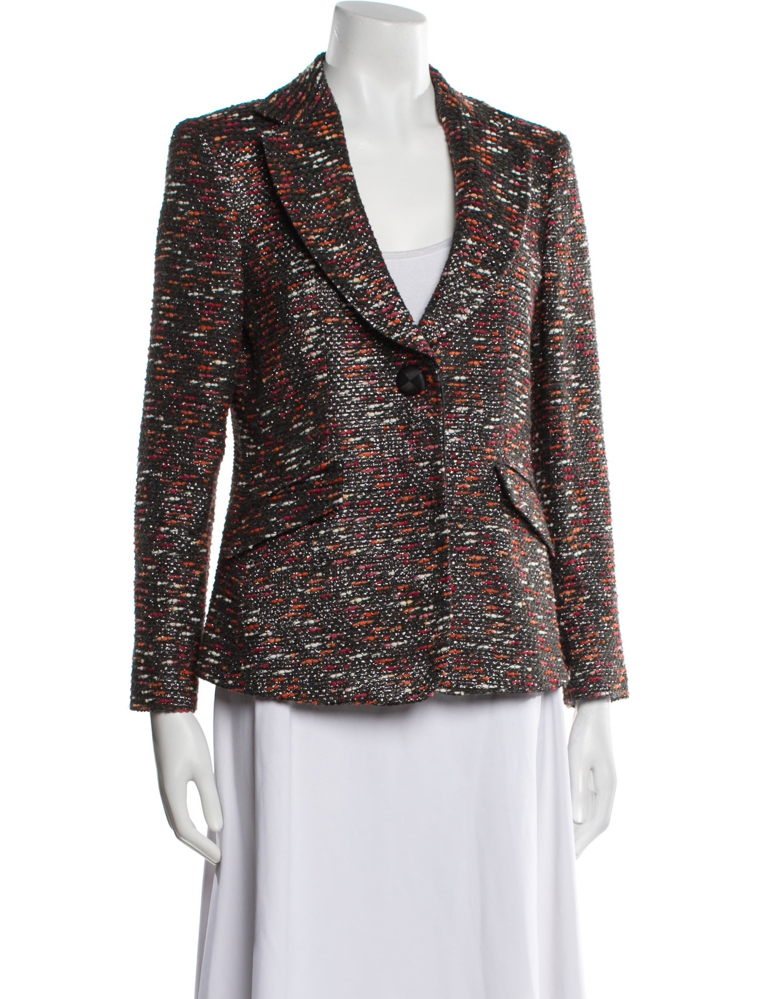 Armani Collezioni Nylon Printed Blazer