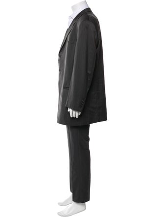 Armani Collezioni Wool Striped Blazer