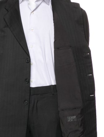 Armani Collezioni Wool Striped Blazer