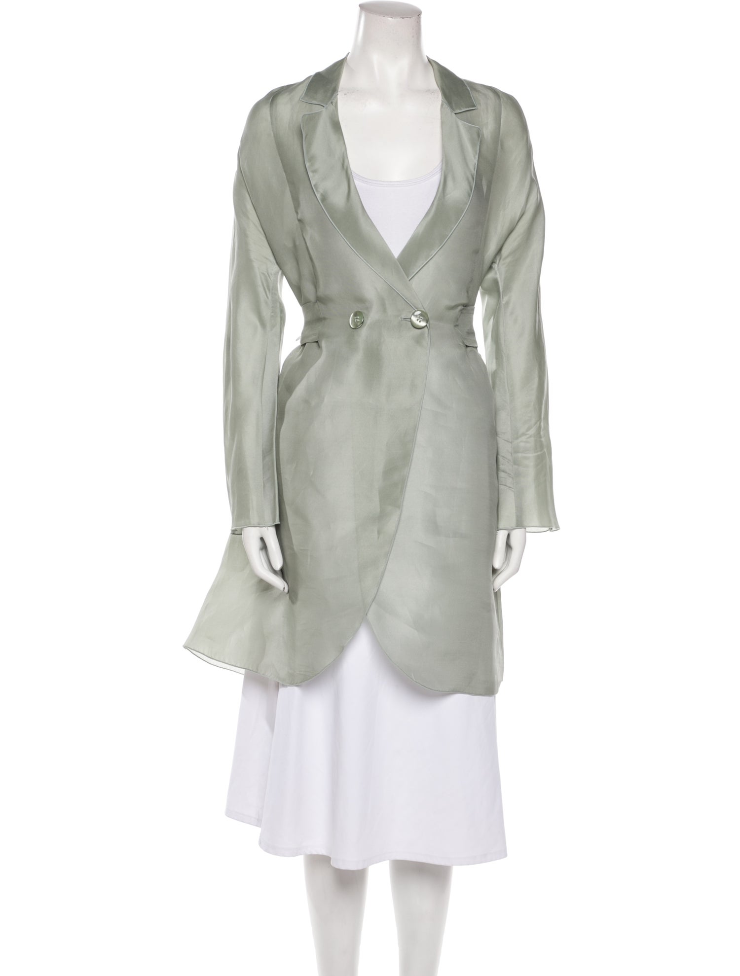 Armani Collezioni Silk Coat