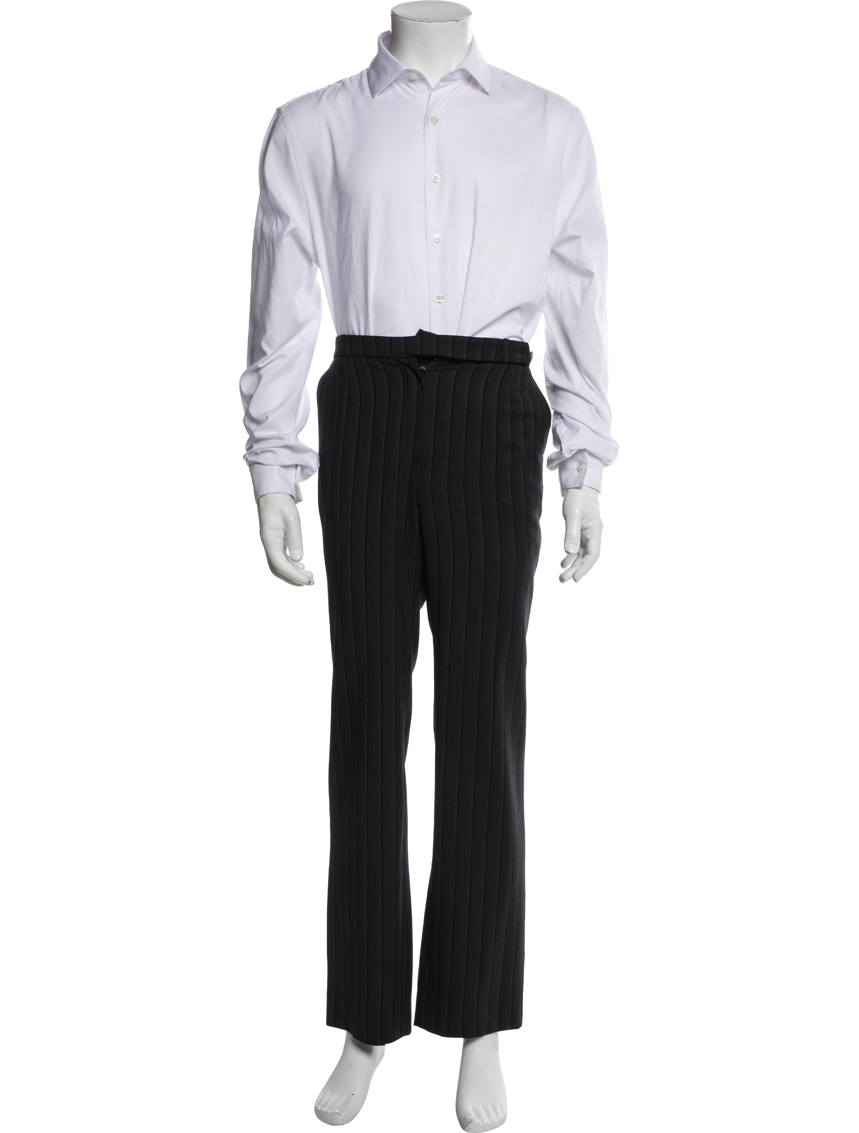 Armani Collezioni Wool Striped Two-Piece Suit