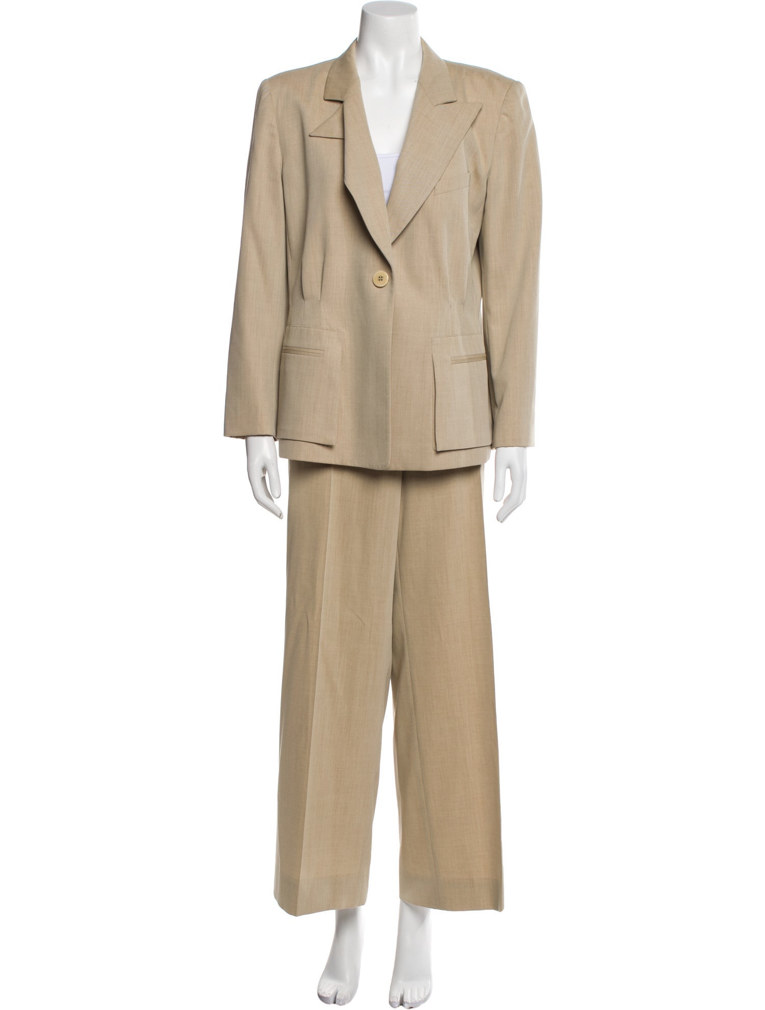 Armani Collezioni Virgin Wool Pantsuit