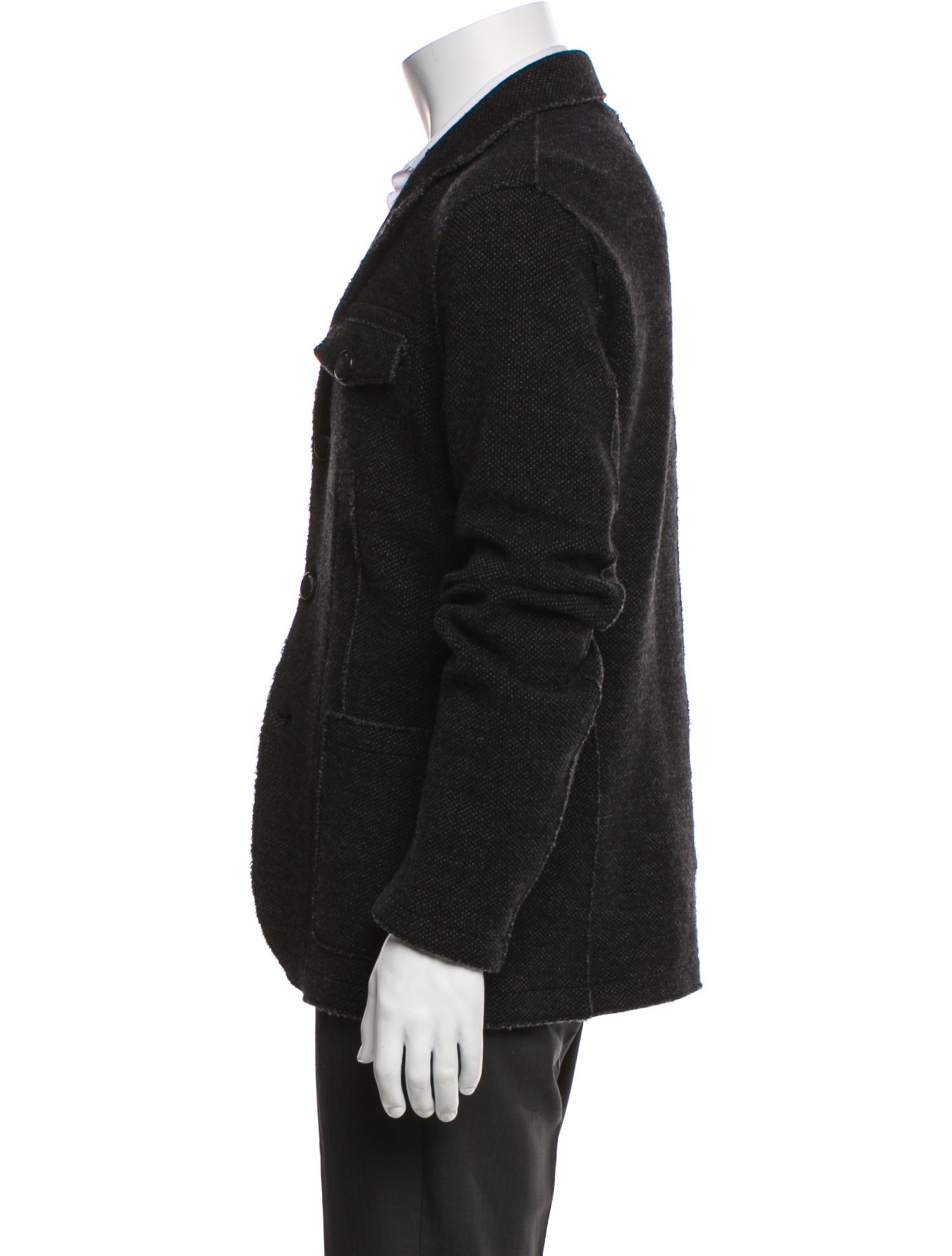 Armani Collezioni Virgin Wool Trucker Jacket