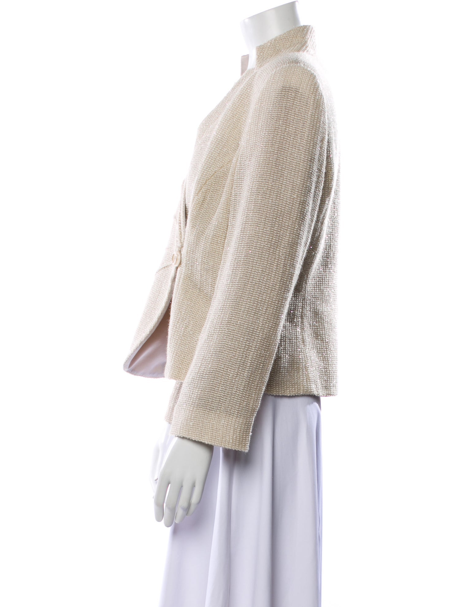 Armani Collezioni Tweed Pattern Jacket