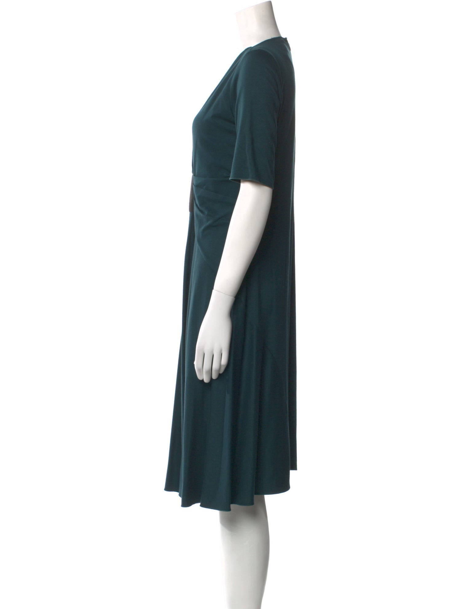 Armani Collezioni V-Neck Knee-Length Dress