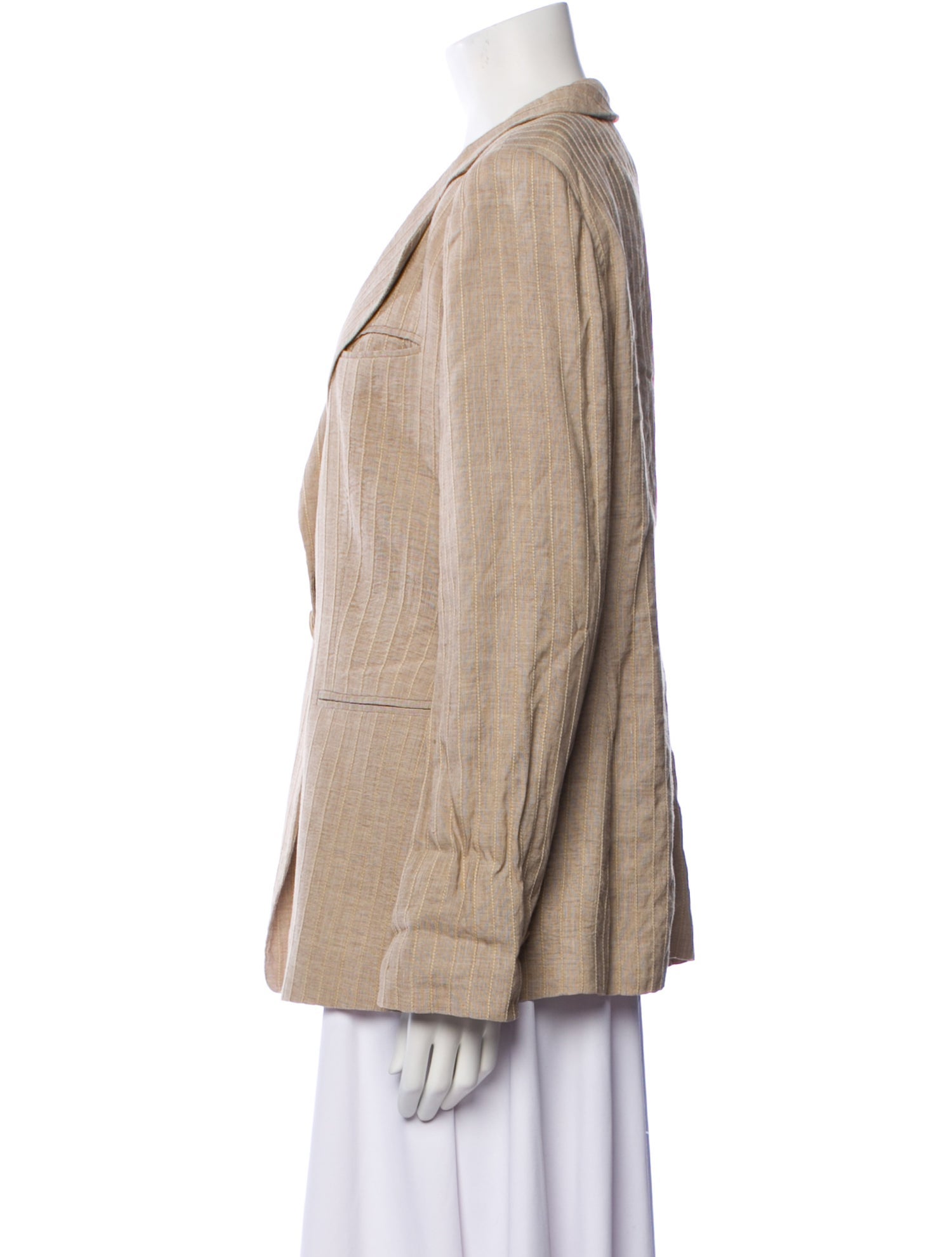 Armani Collezioni Plaid Print Blazer