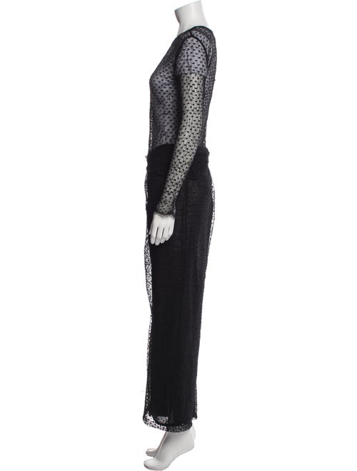 Armani Collezioni Lace Pattern Pantsuit