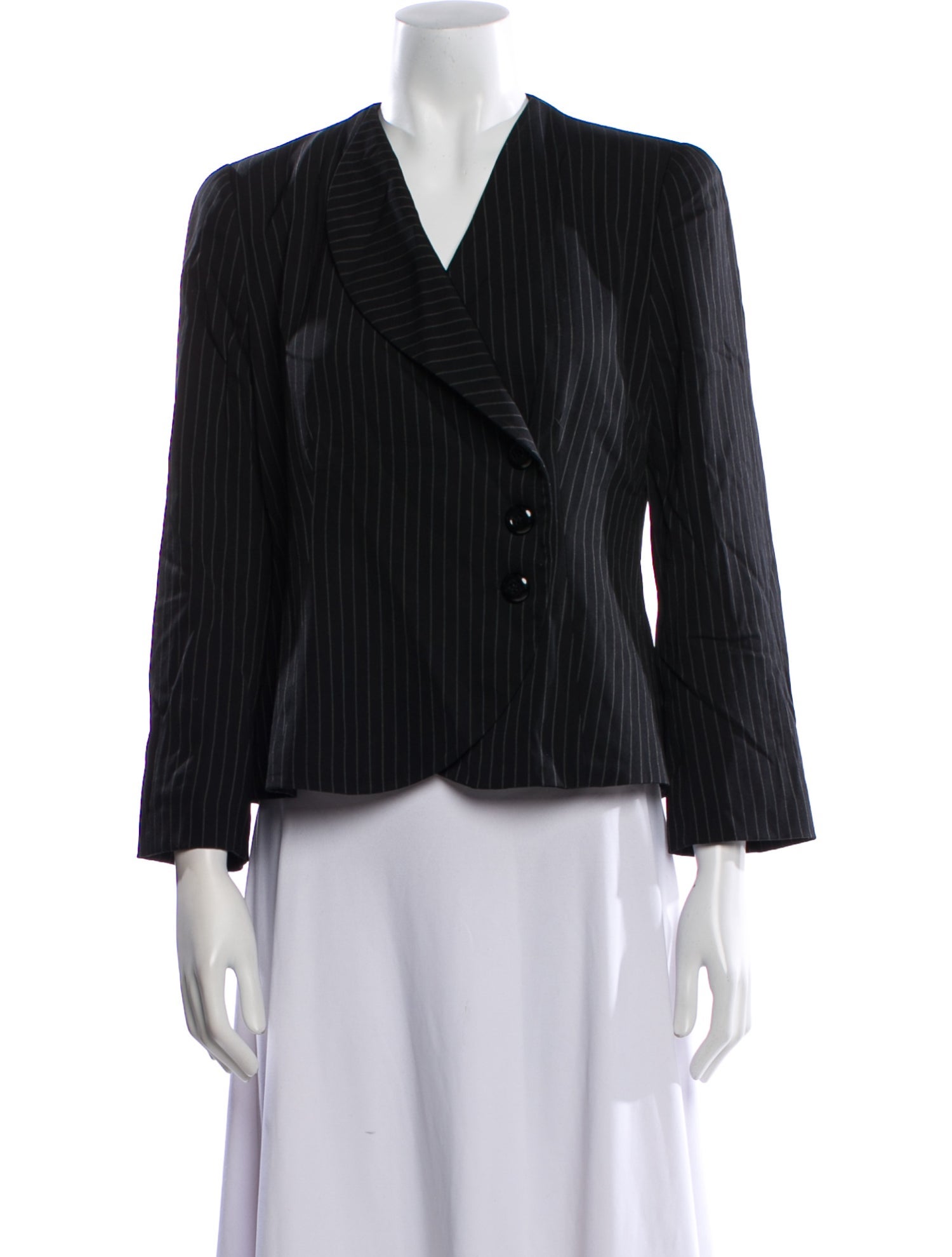 Armani Collezioni Striped Evening Jacket