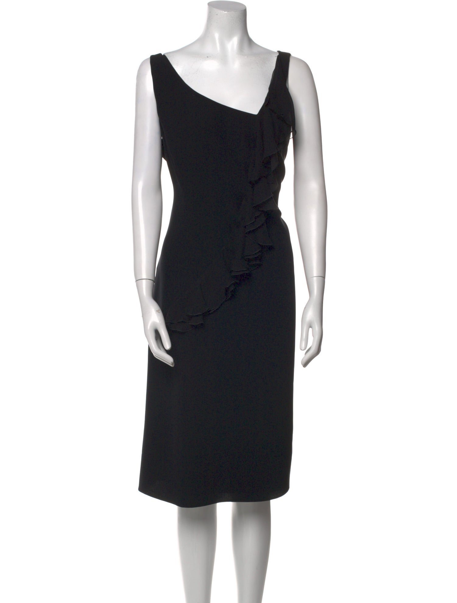 Armani Collezioni Silk Midi Length Dress