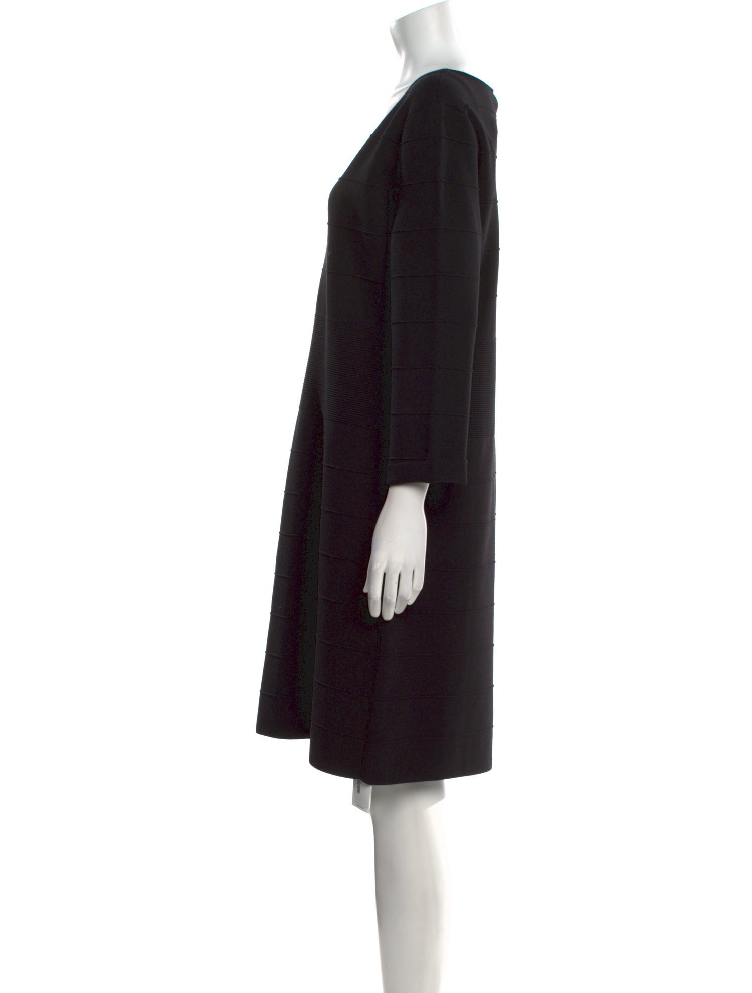 Armani Collezioni V-Neck Knee-Length Dress