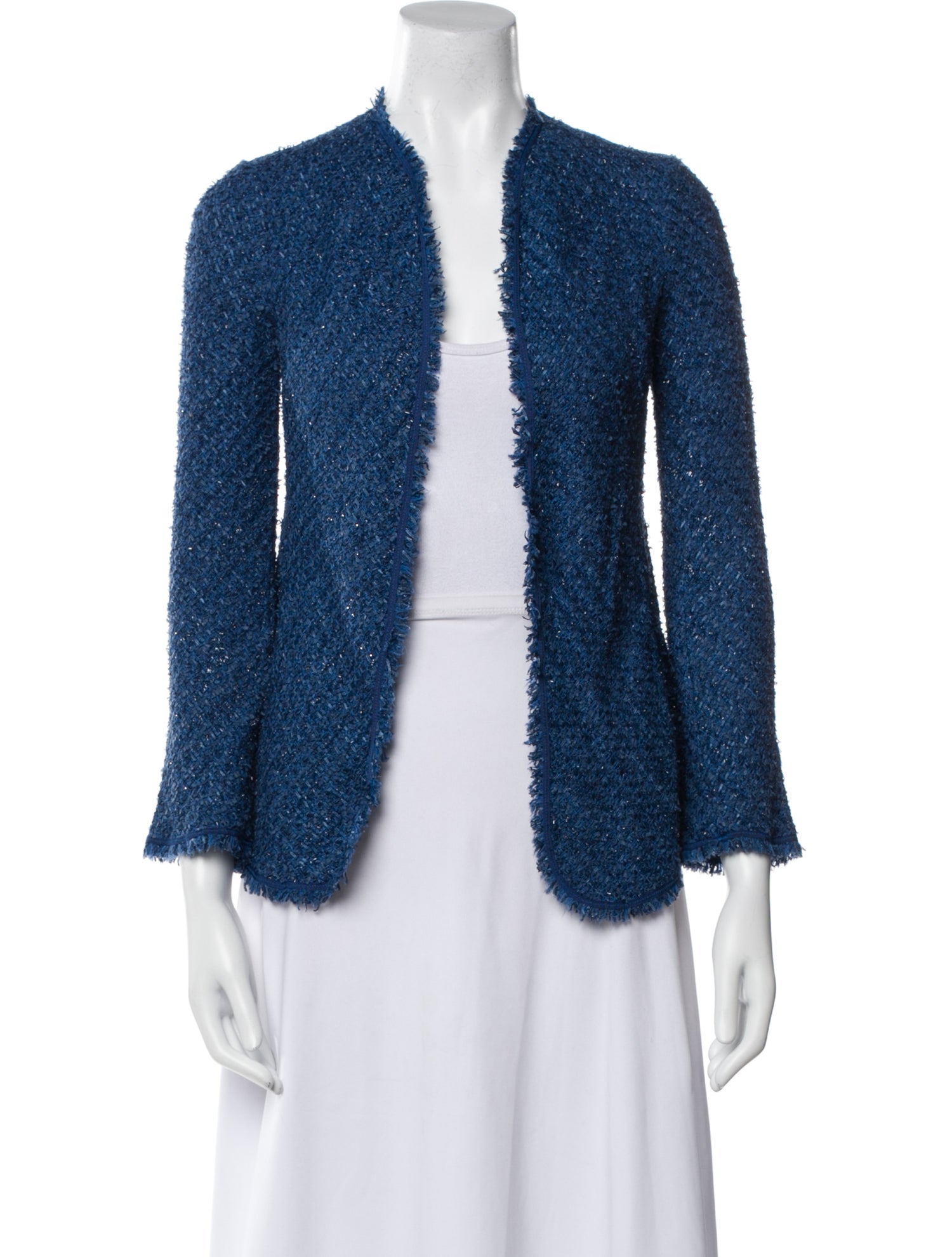 Armani Collezioni Tweed Pattern Evening Jacket