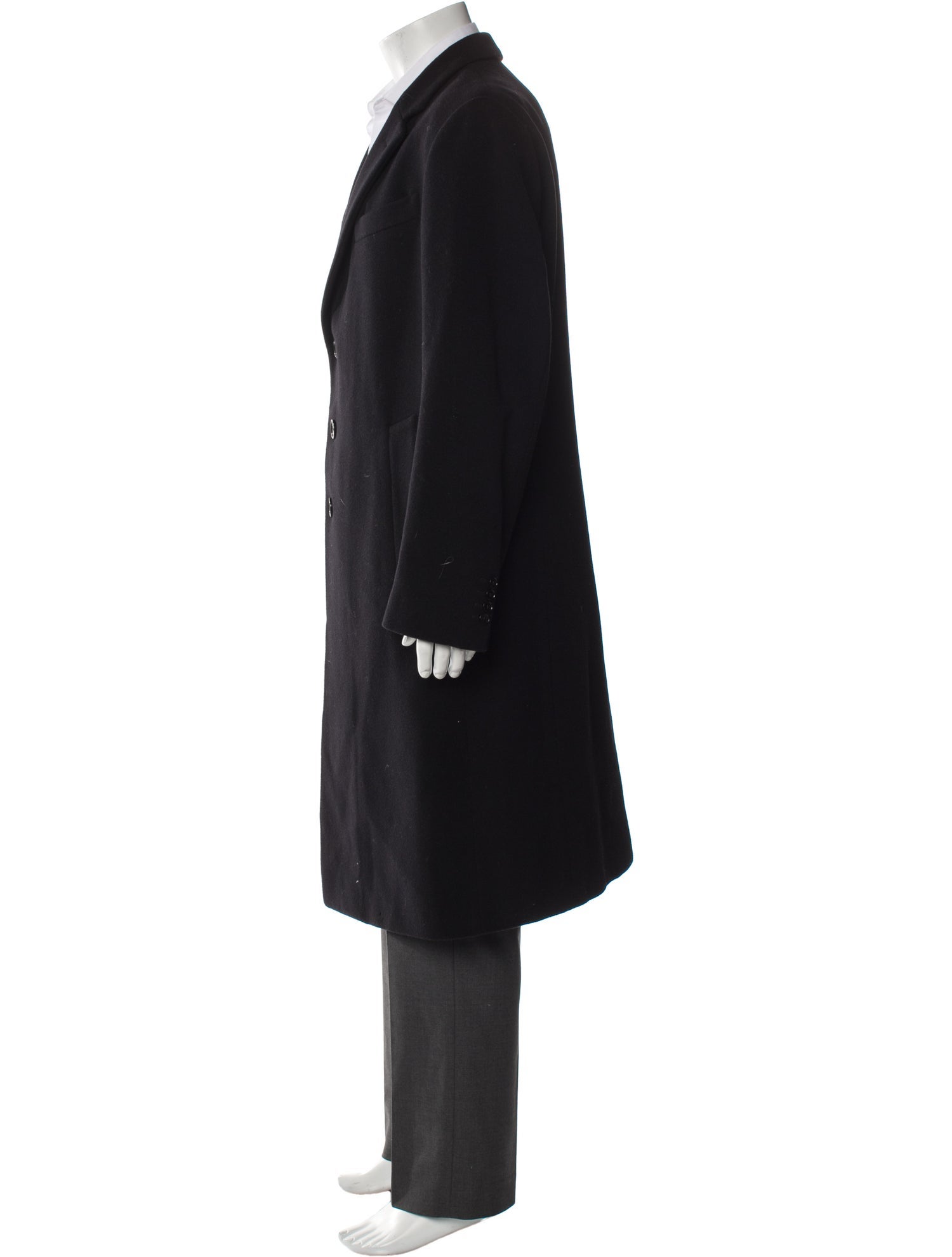Armani Collezioni Virgin Wool Overcoat