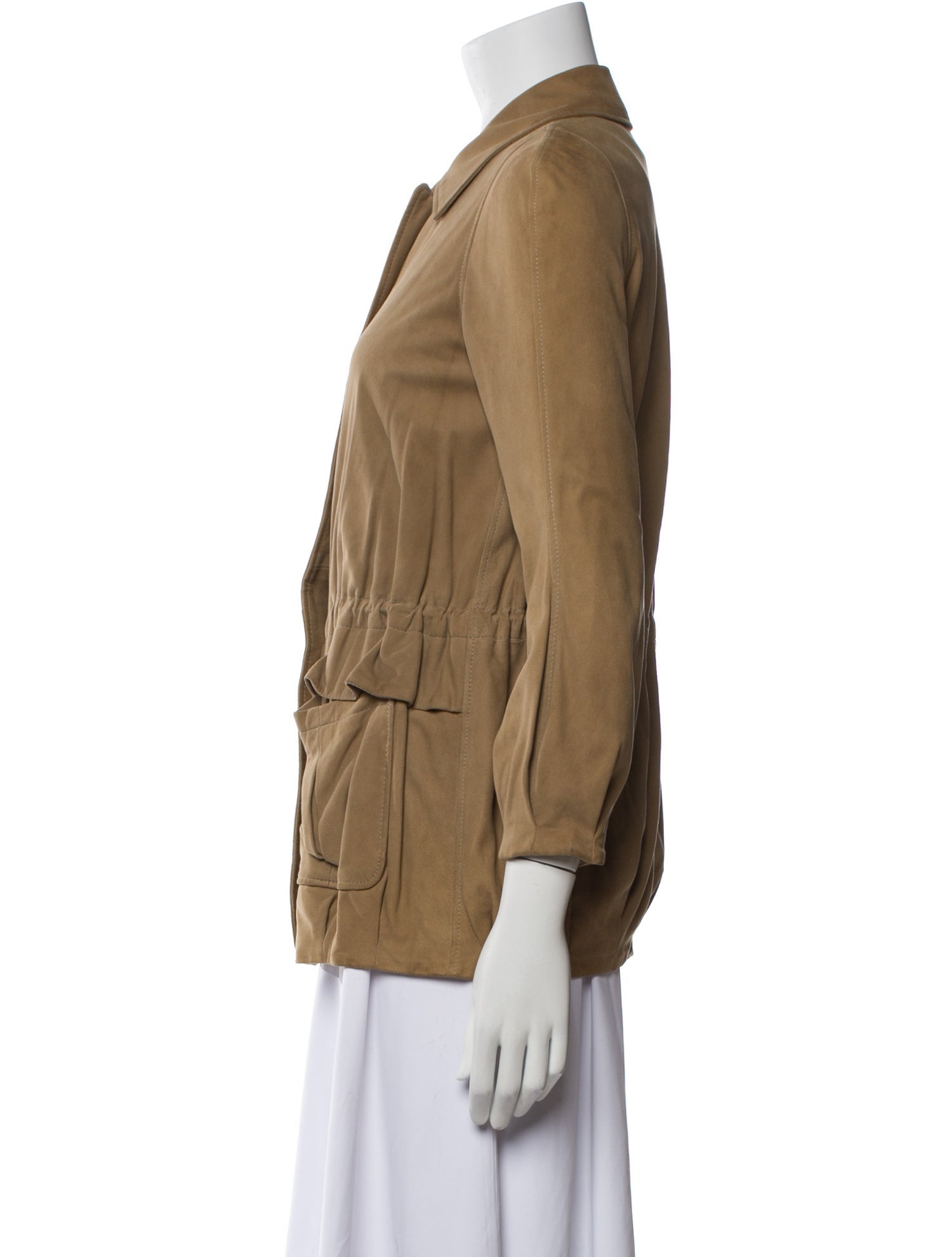 Armani Collezioni Leather Utility Jacket