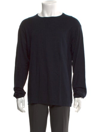 Armani Collezioni Bamboo Crew Neck Pullover