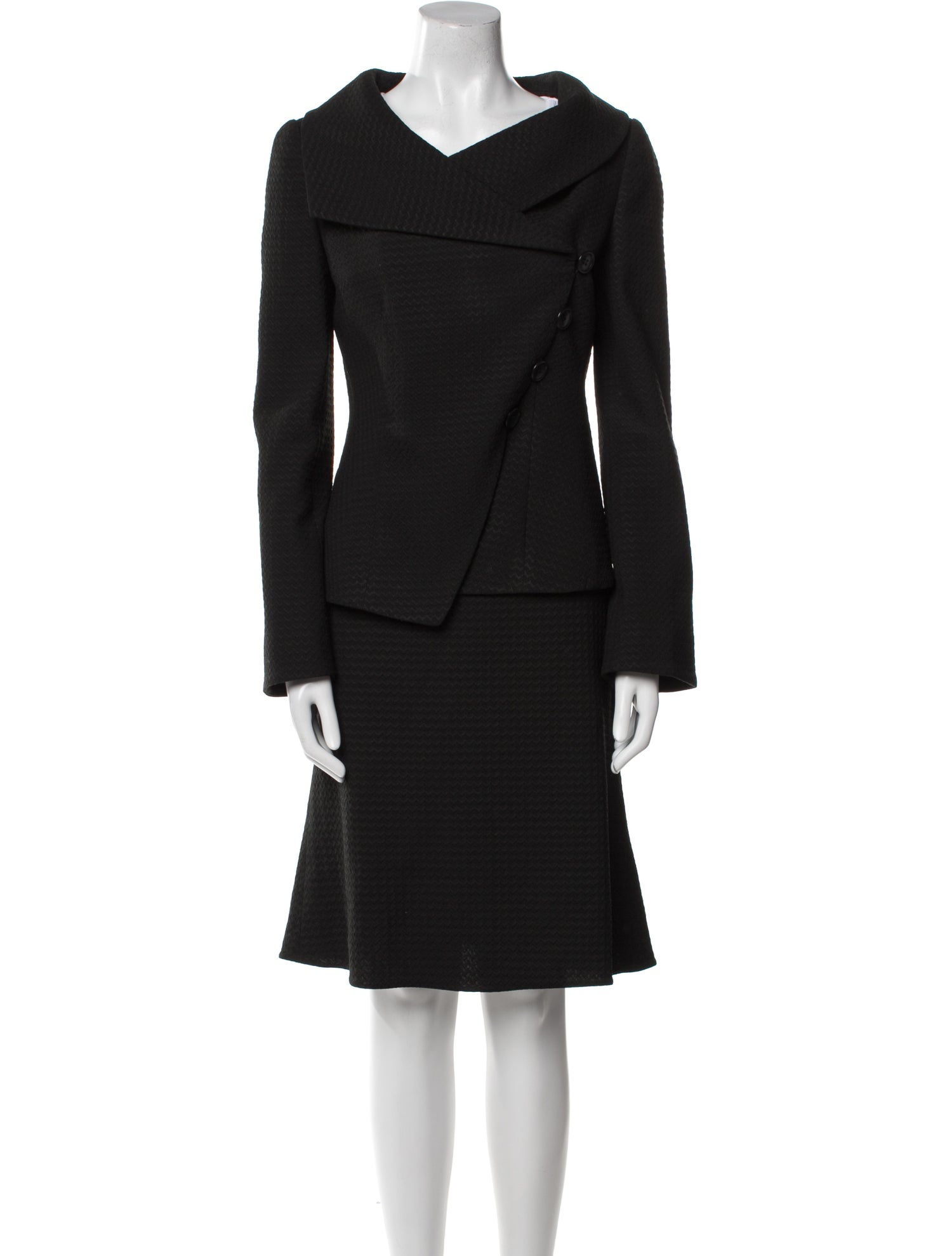 Armani Collezioni Virgin Wool Skirt Set