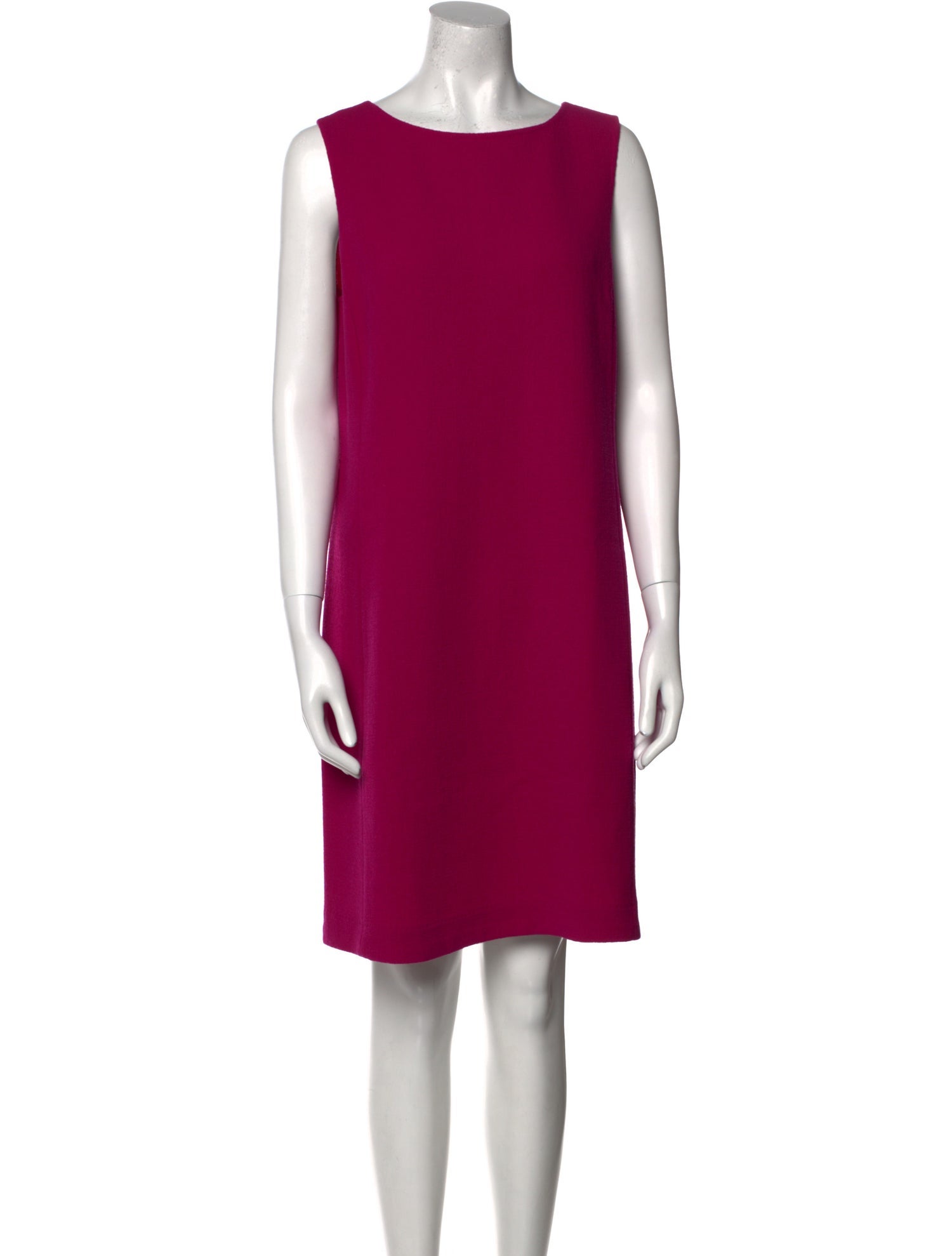 Armani Collezioni Wool Knee-Length Dress
