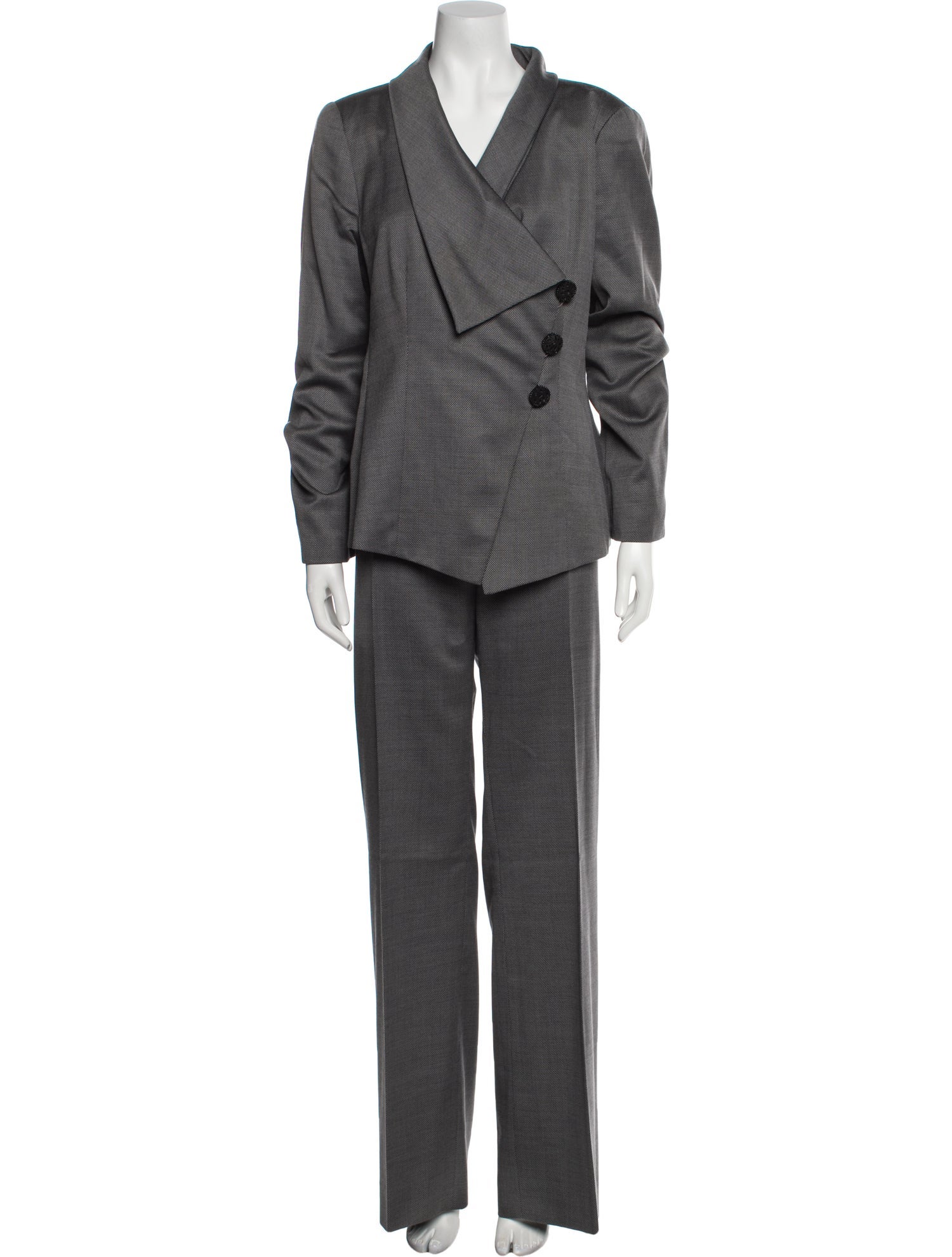 Armani Collezioni Virgin Wool Pantsuit
